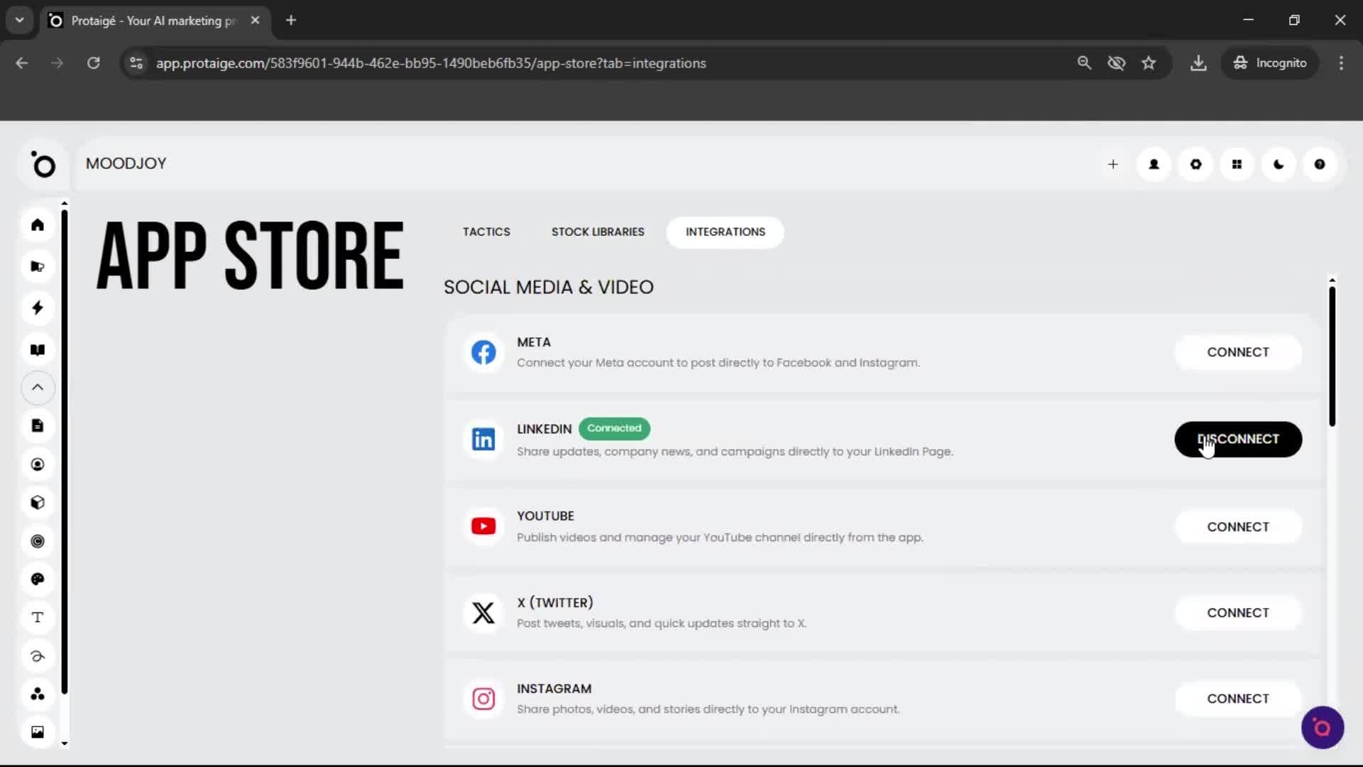 General browsing screenshot