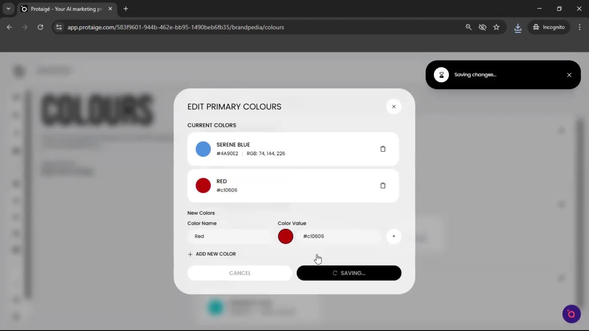 General browsing screenshot