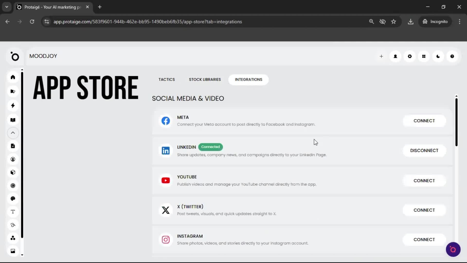 General browsing screenshot