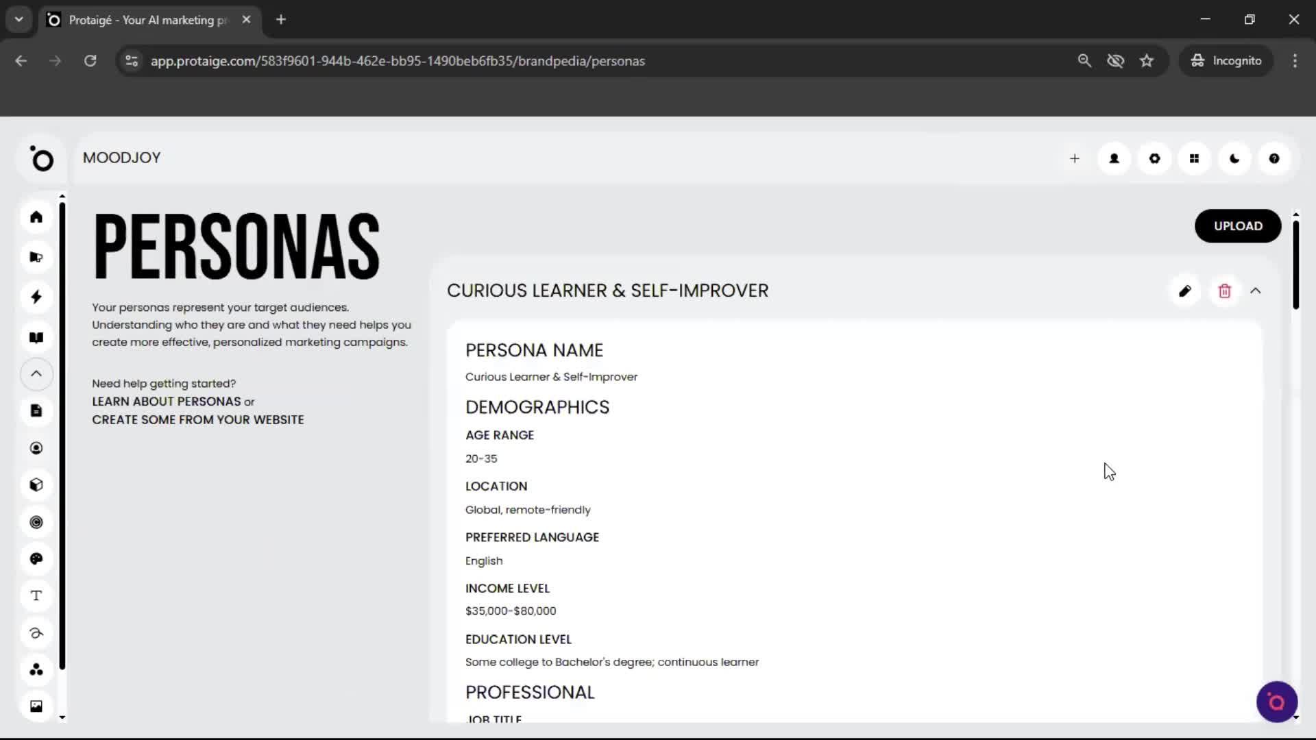 General browsing screenshot