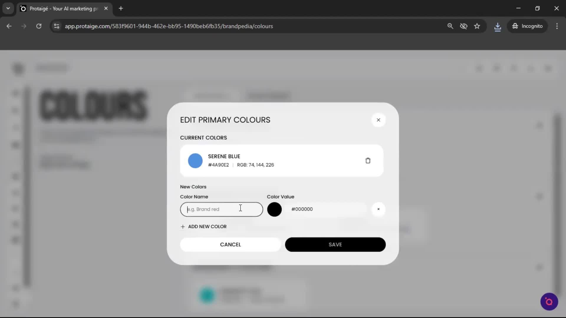 General browsing screenshot