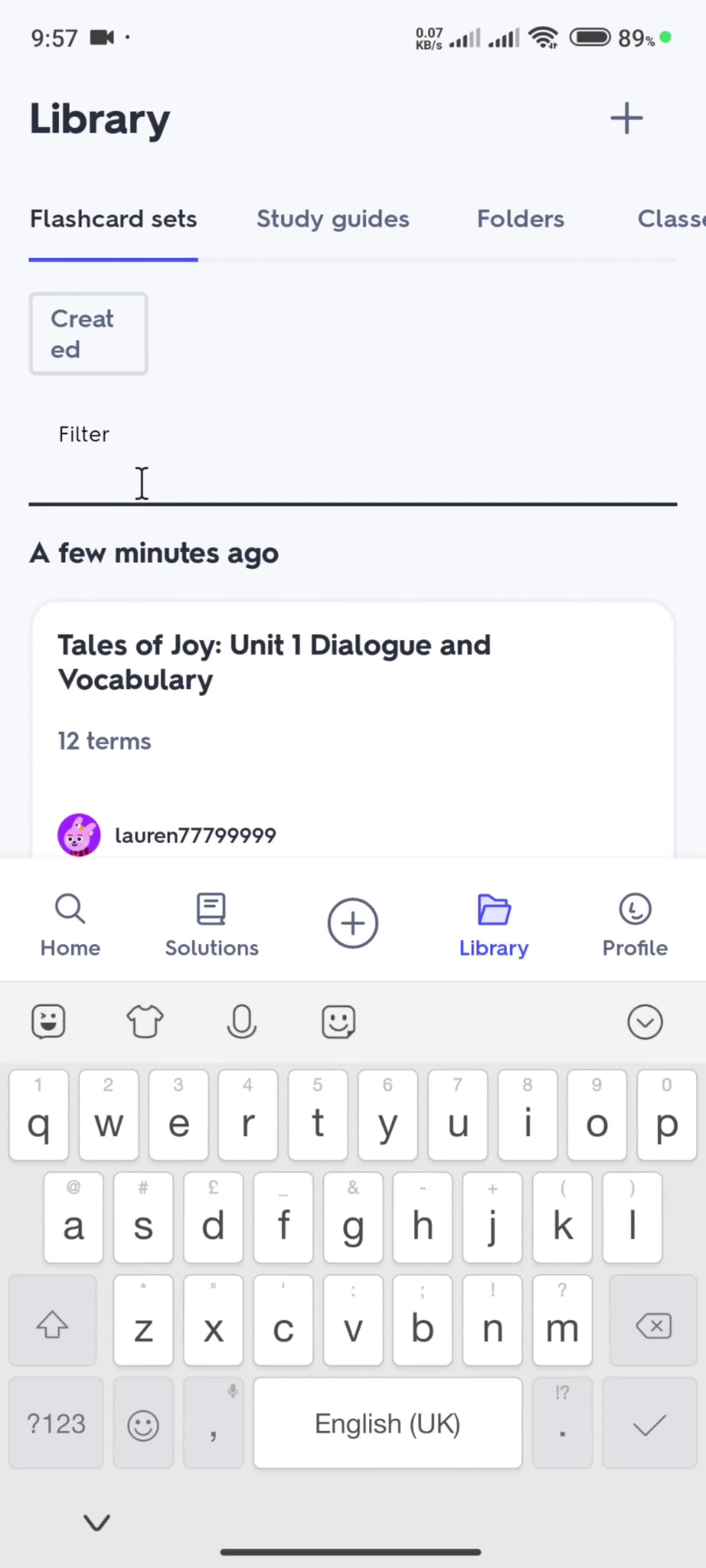 General browsing on Quizlet video thumbnail