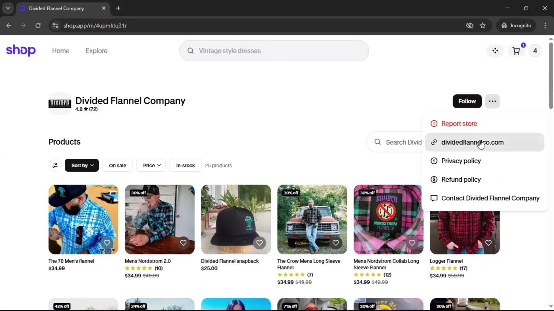 General browsing screenshot