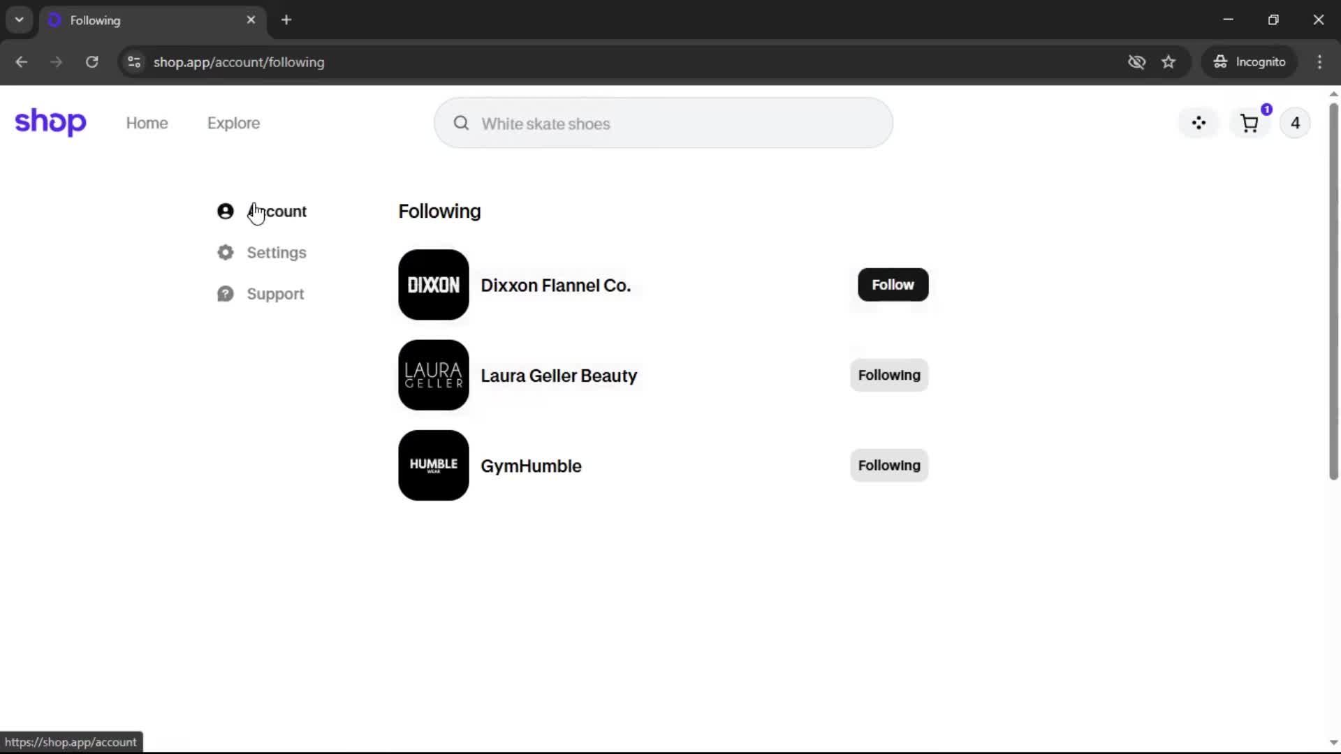General browsing screenshot