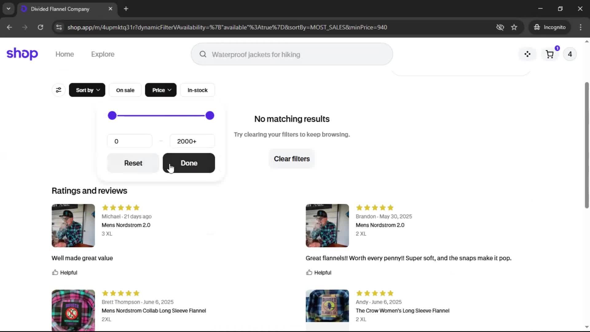 General browsing screenshot
