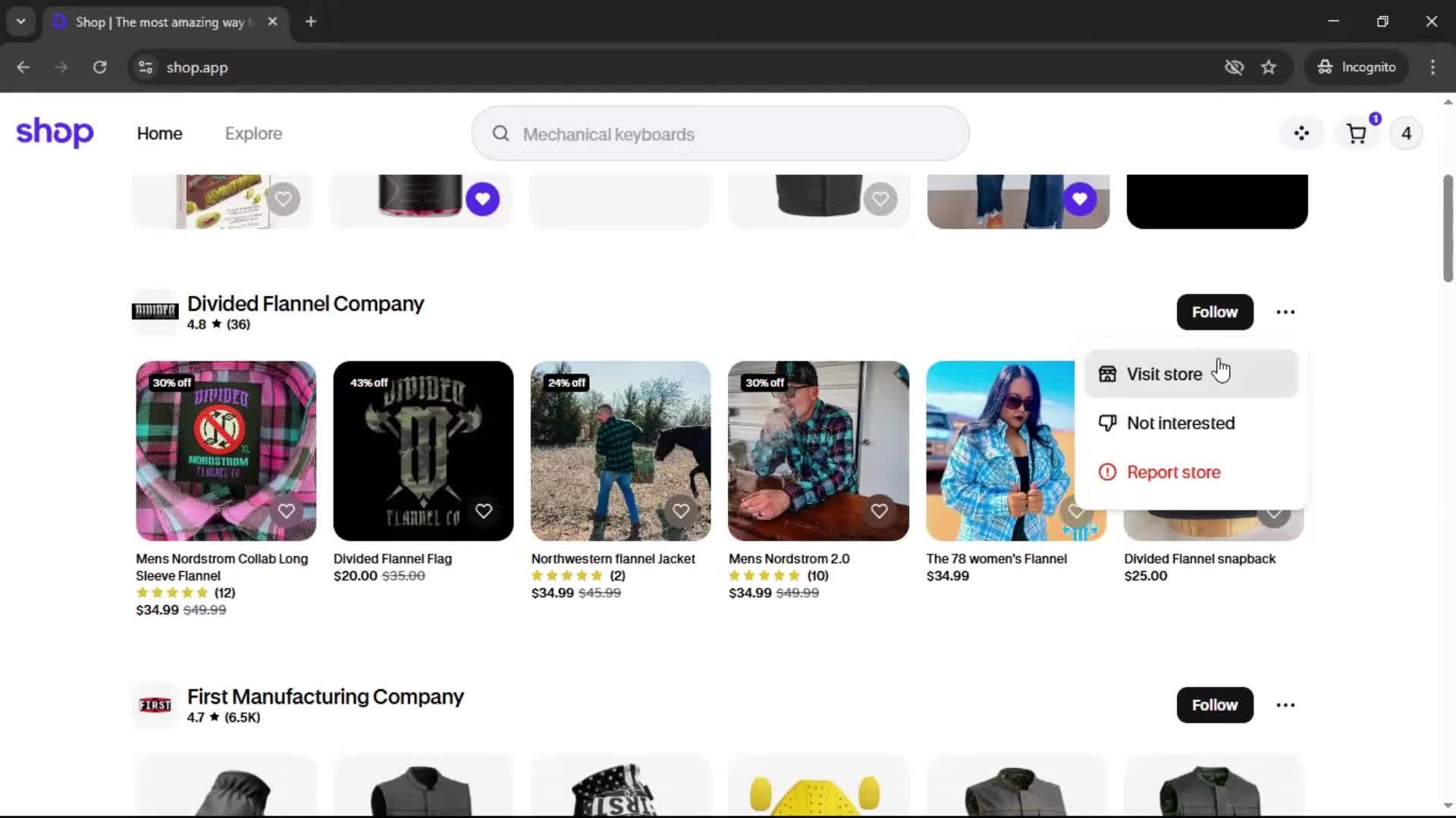 General browsing screenshot