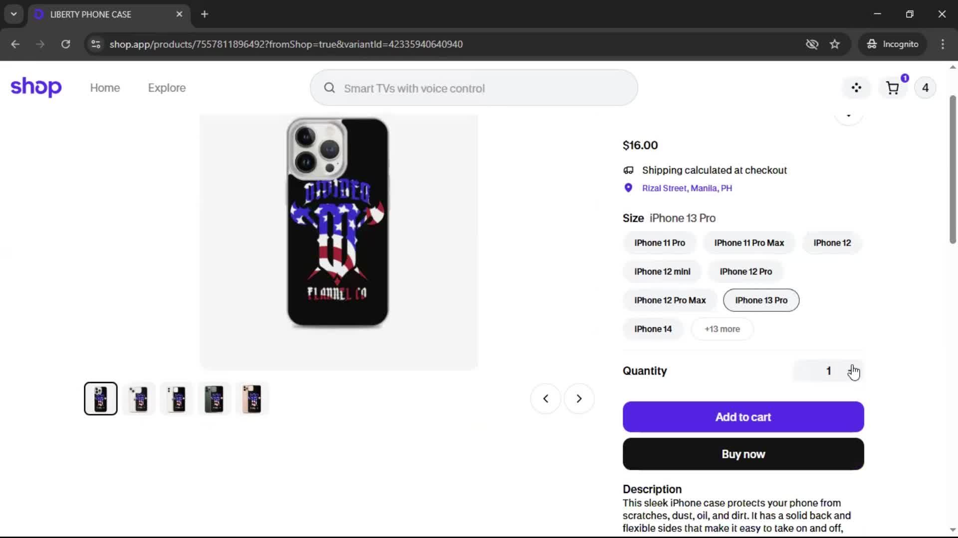 General browsing screenshot