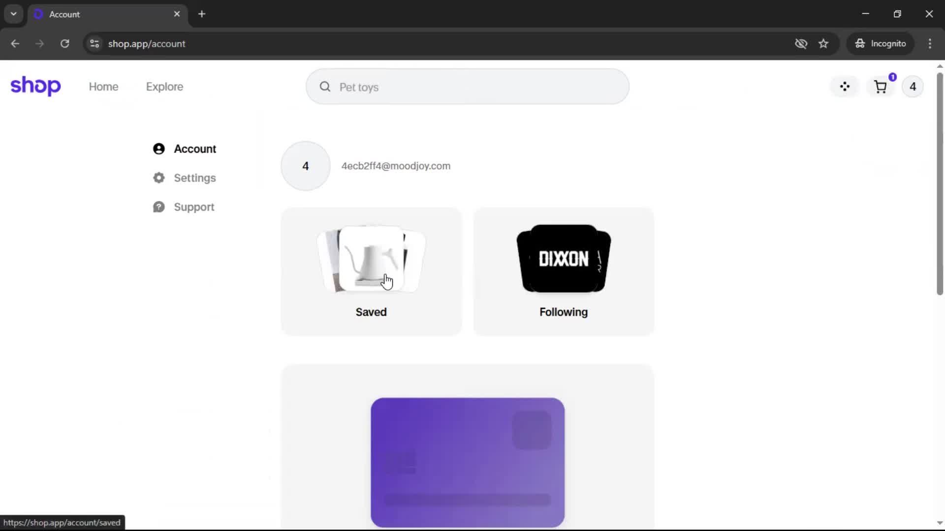 General browsing screenshot