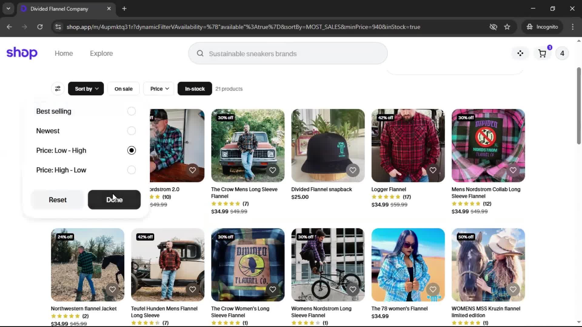 General browsing screenshot