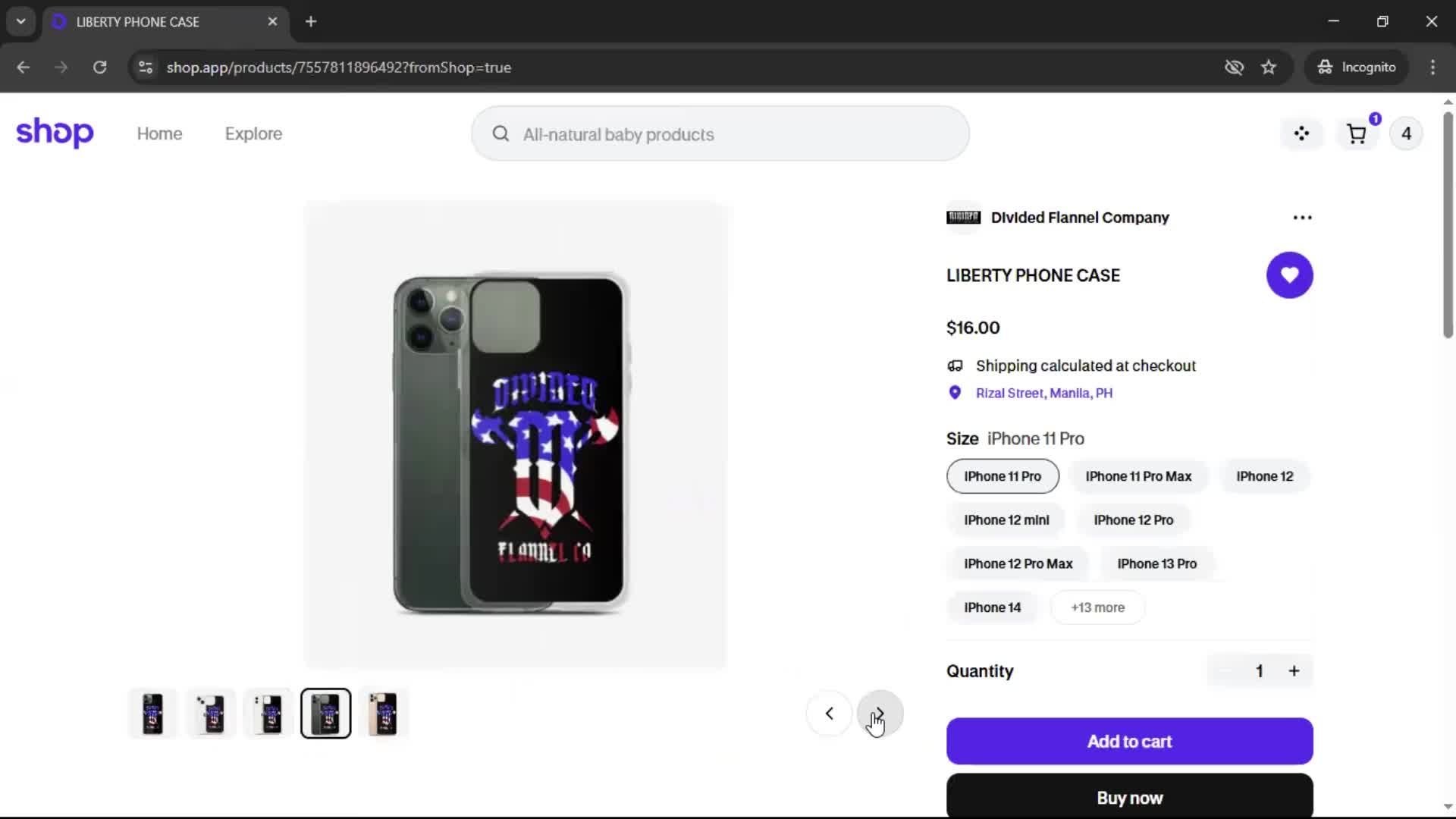 General browsing screenshot