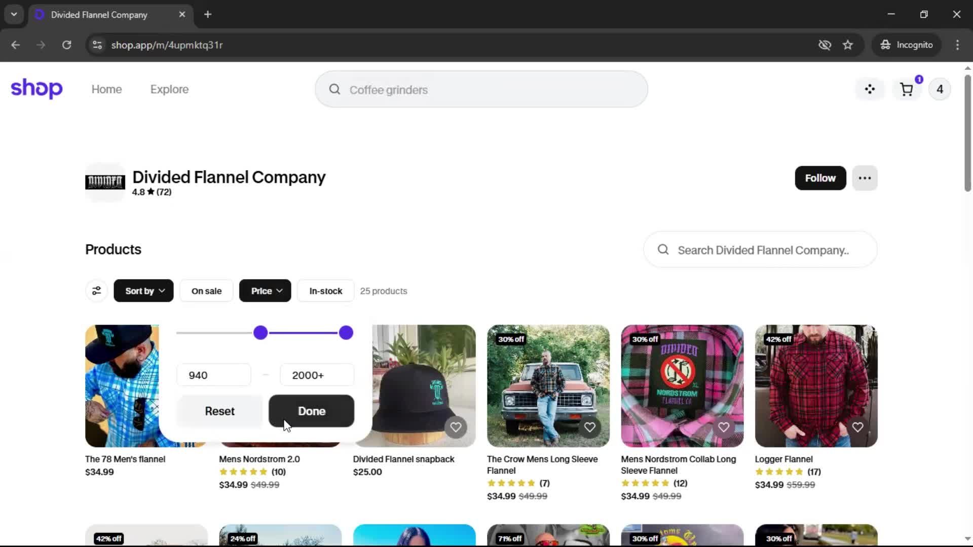 General browsing screenshot
