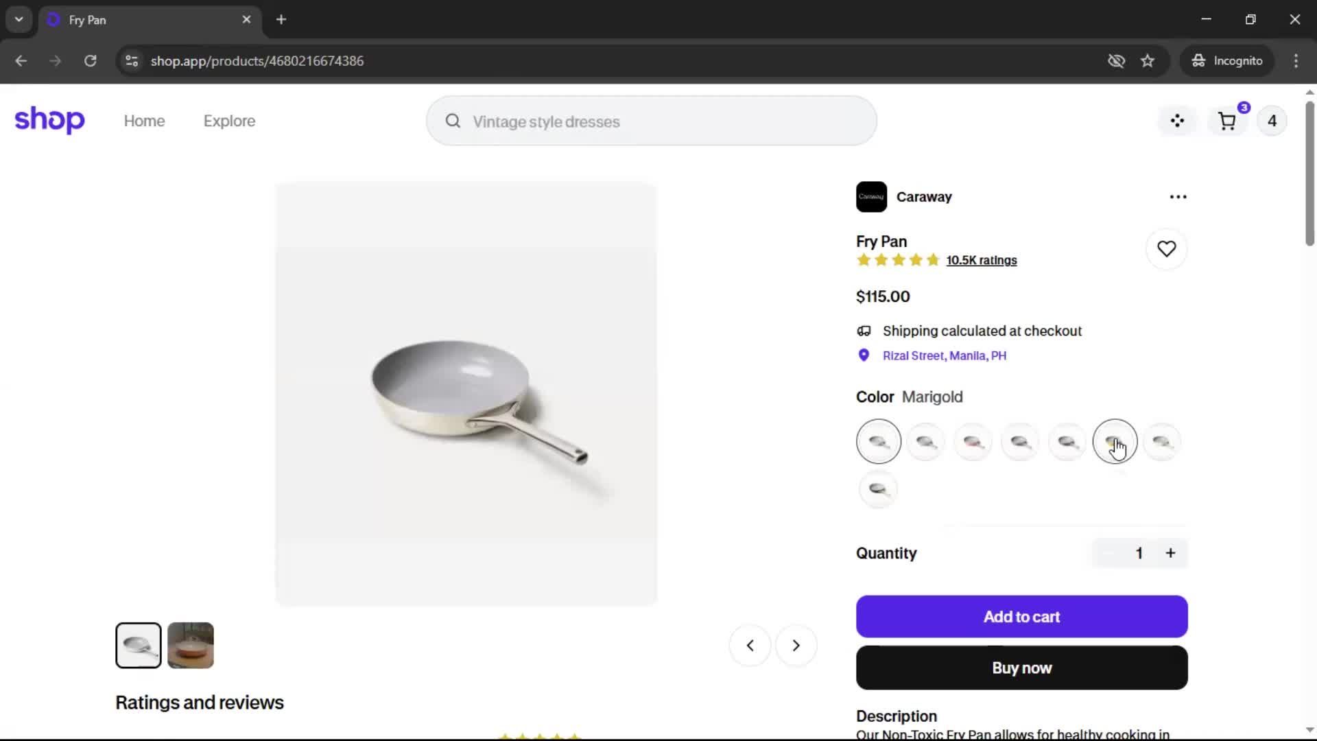 General browsing screenshot