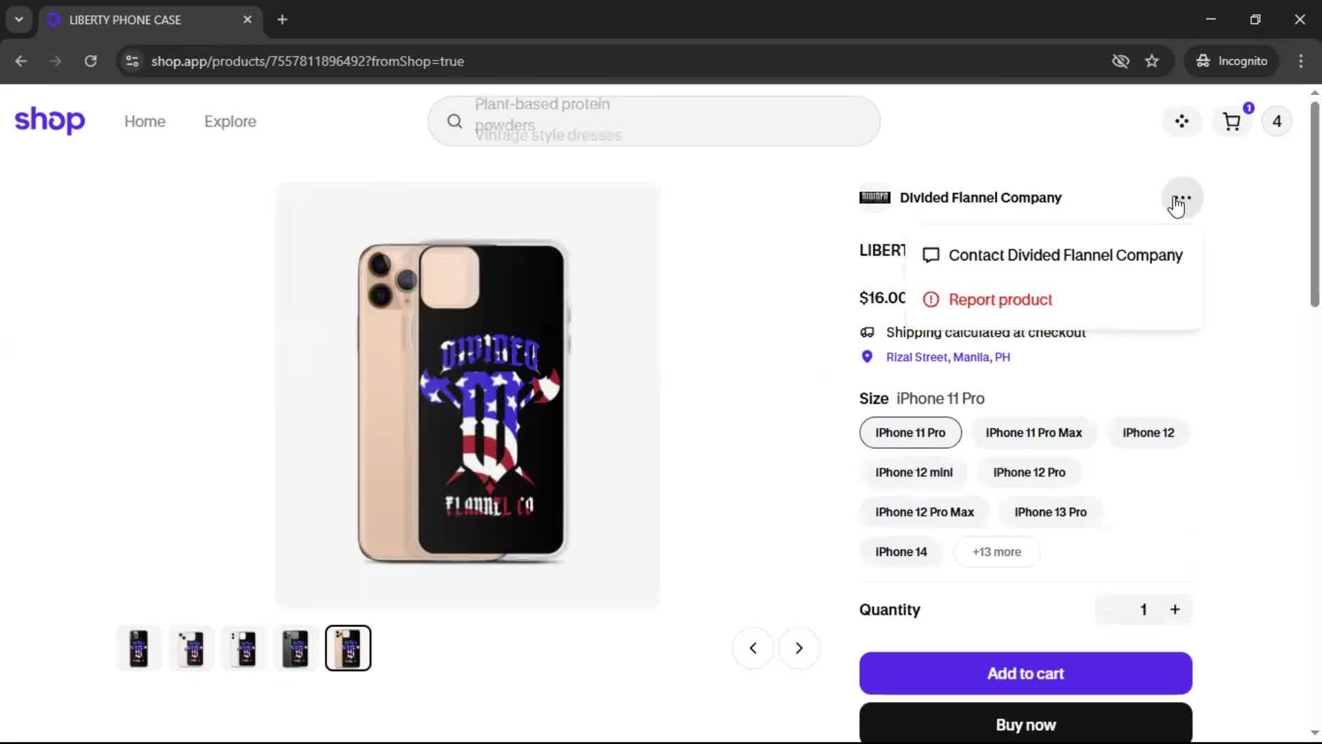 General browsing screenshot