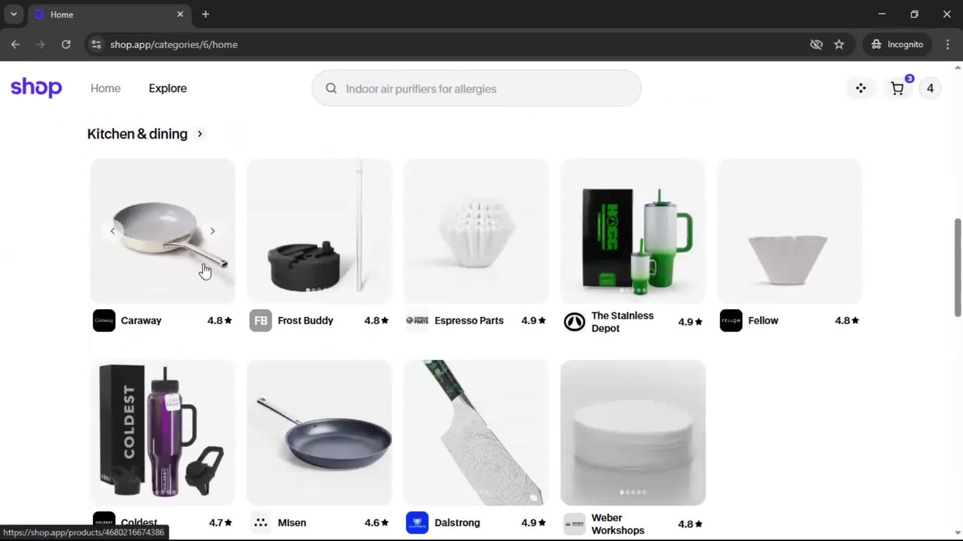 General browsing screenshot
