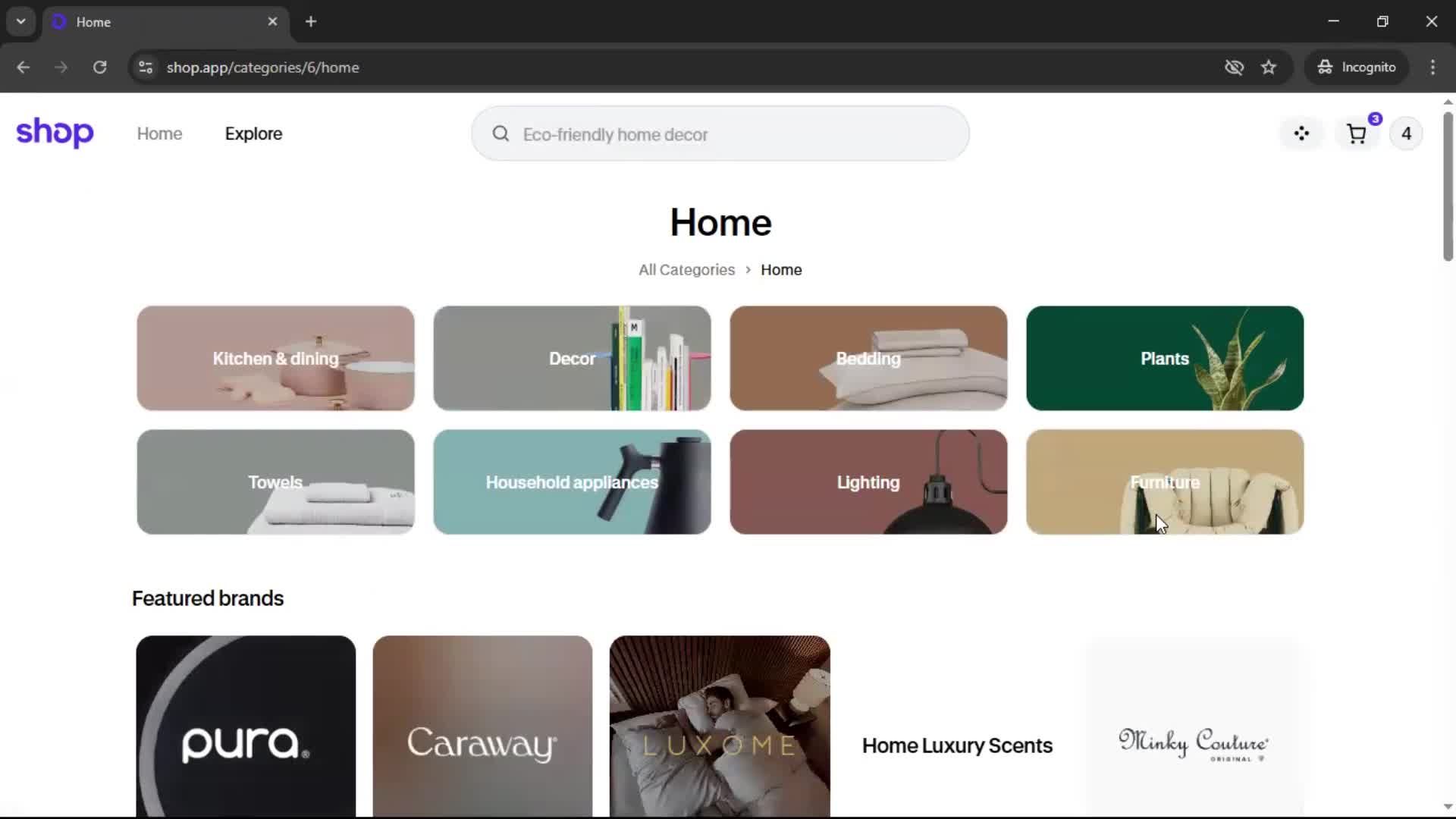 General browsing screenshot