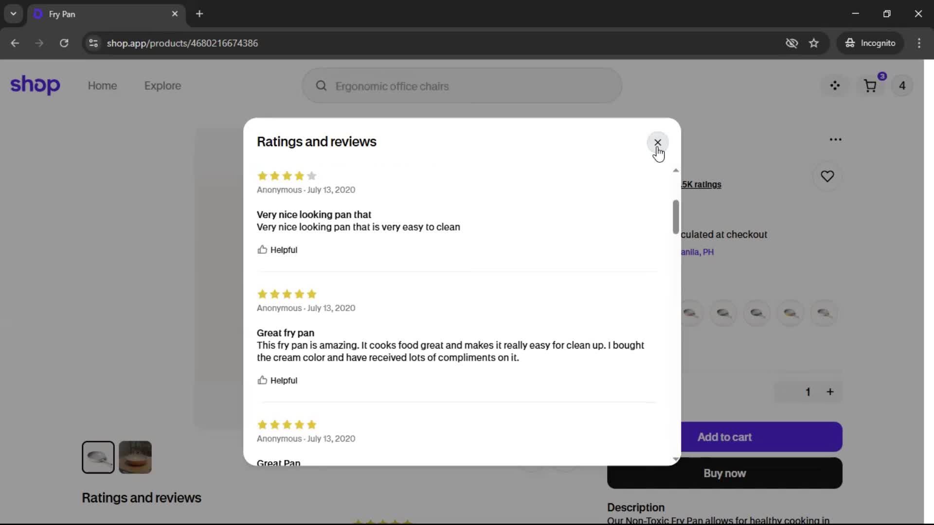 General browsing screenshot
