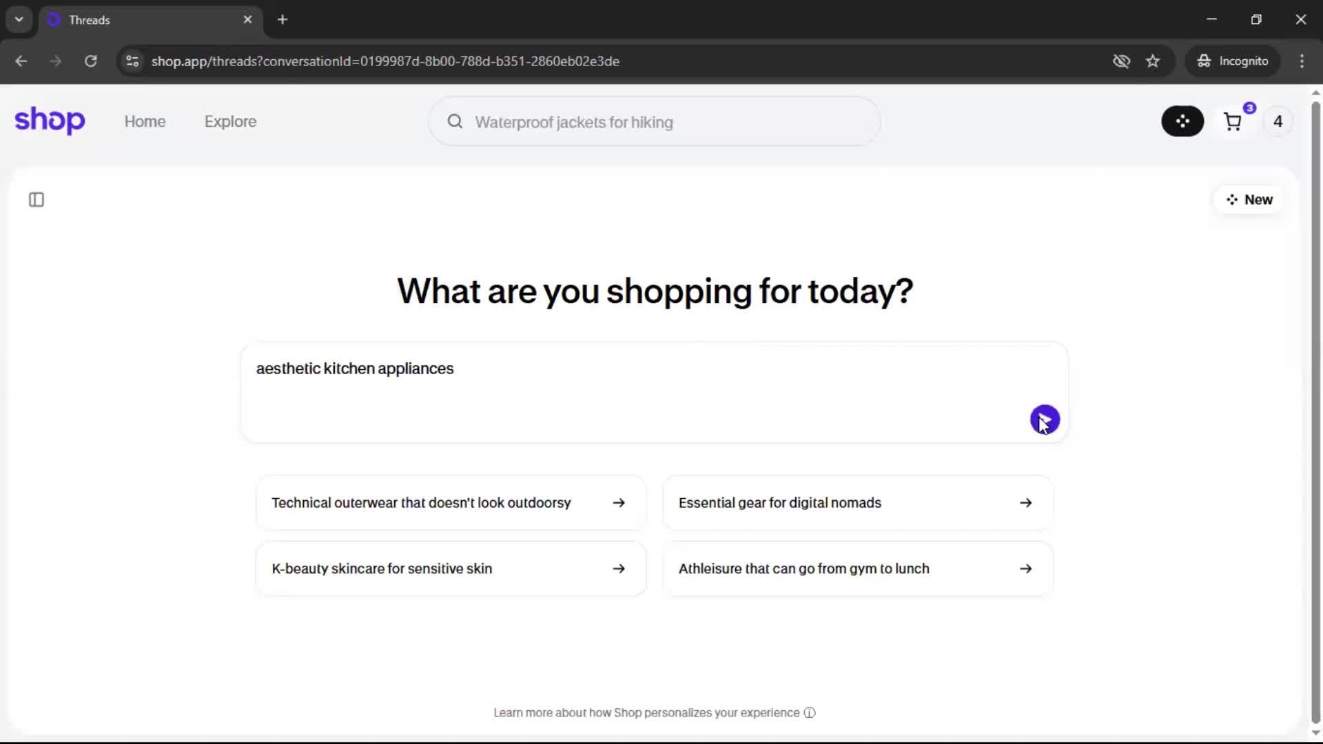 General browsing screenshot