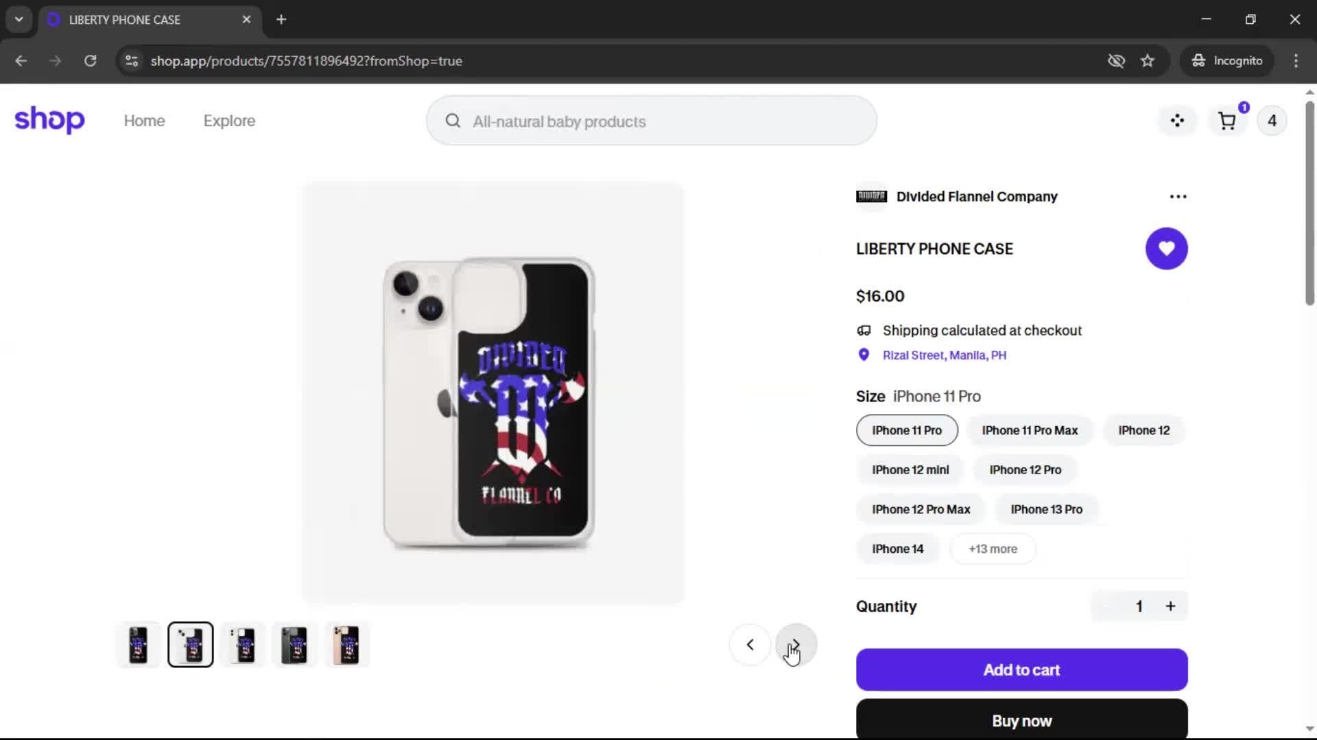 General browsing screenshot