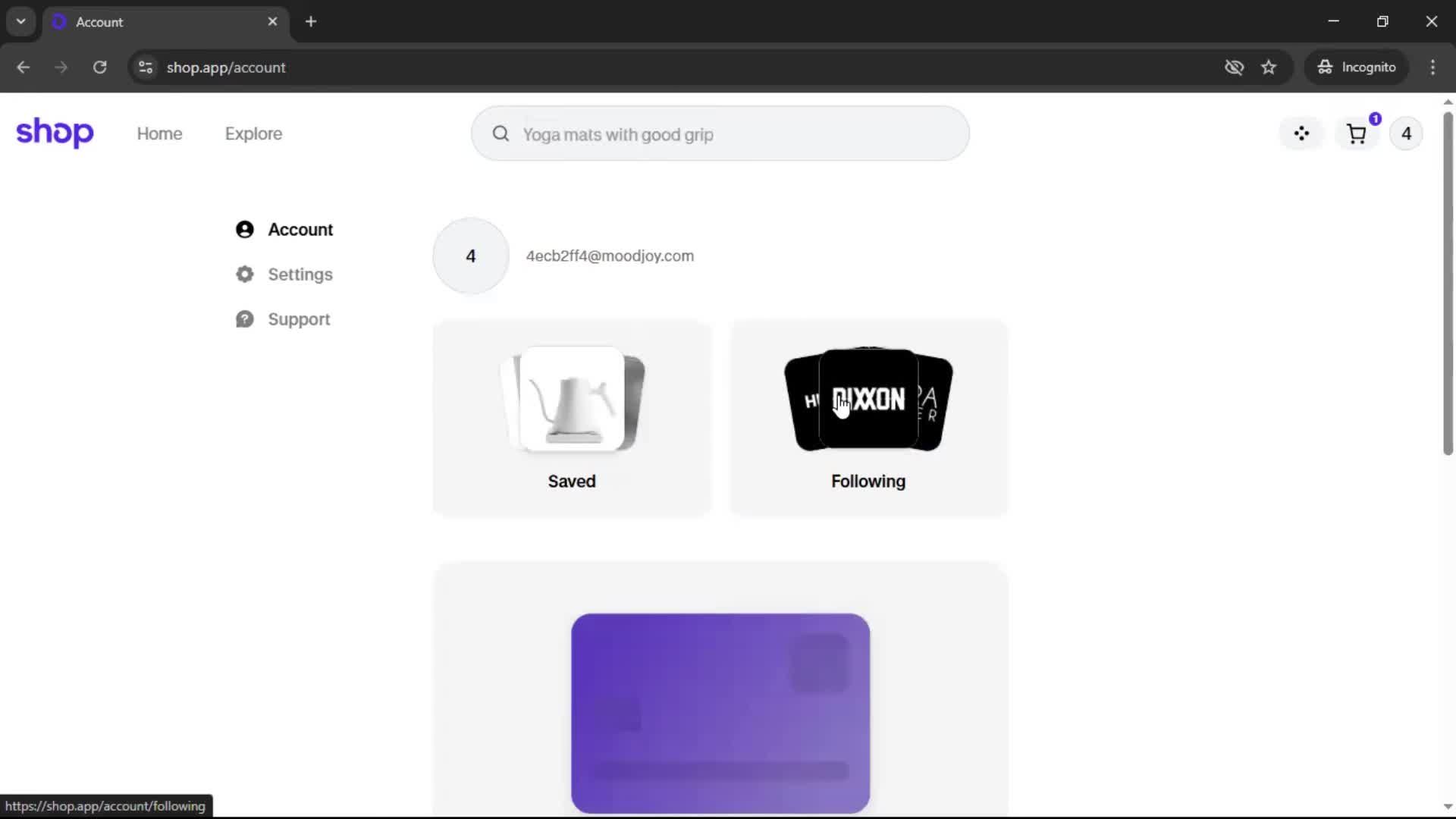 General browsing screenshot