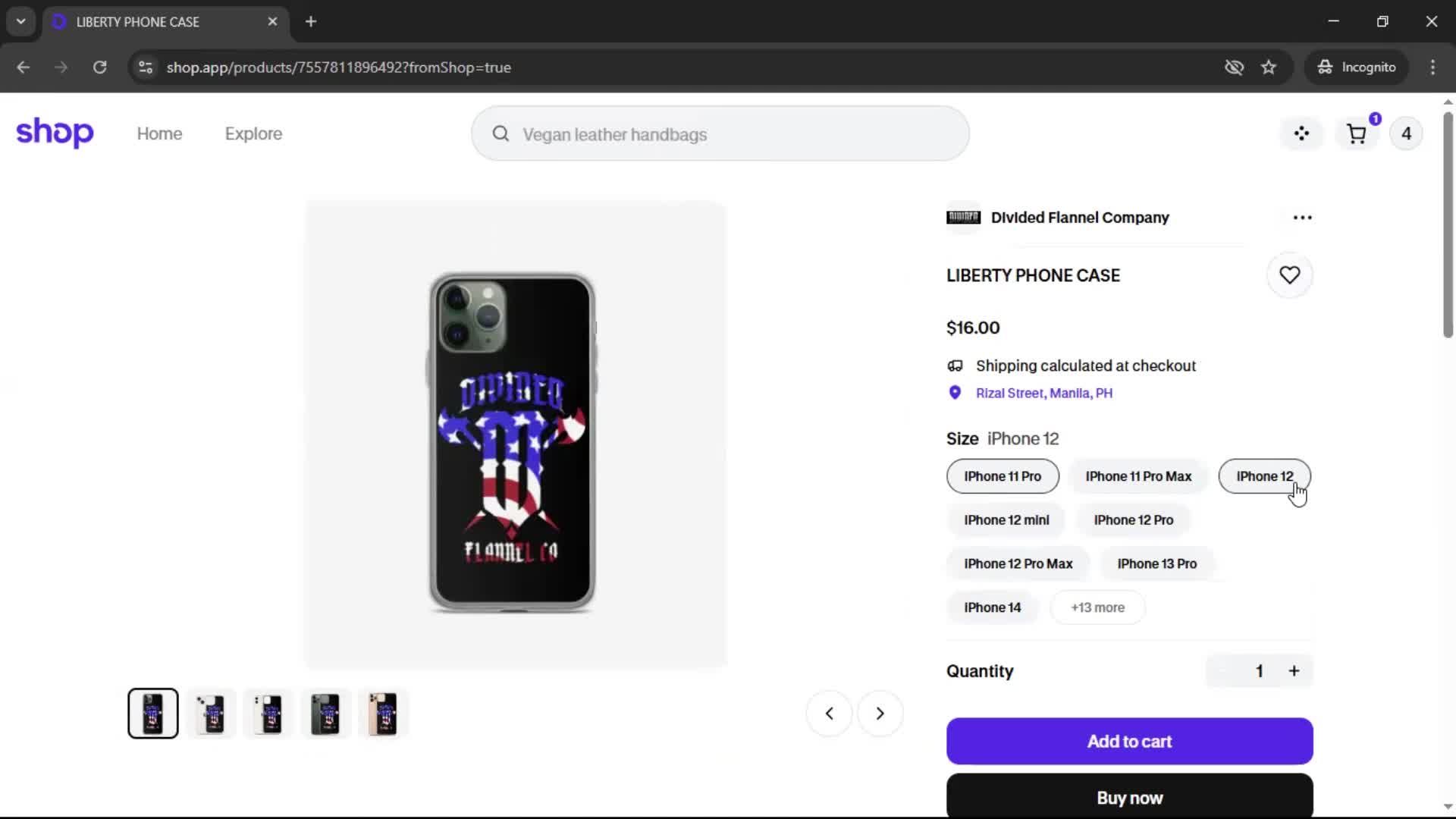 General browsing screenshot