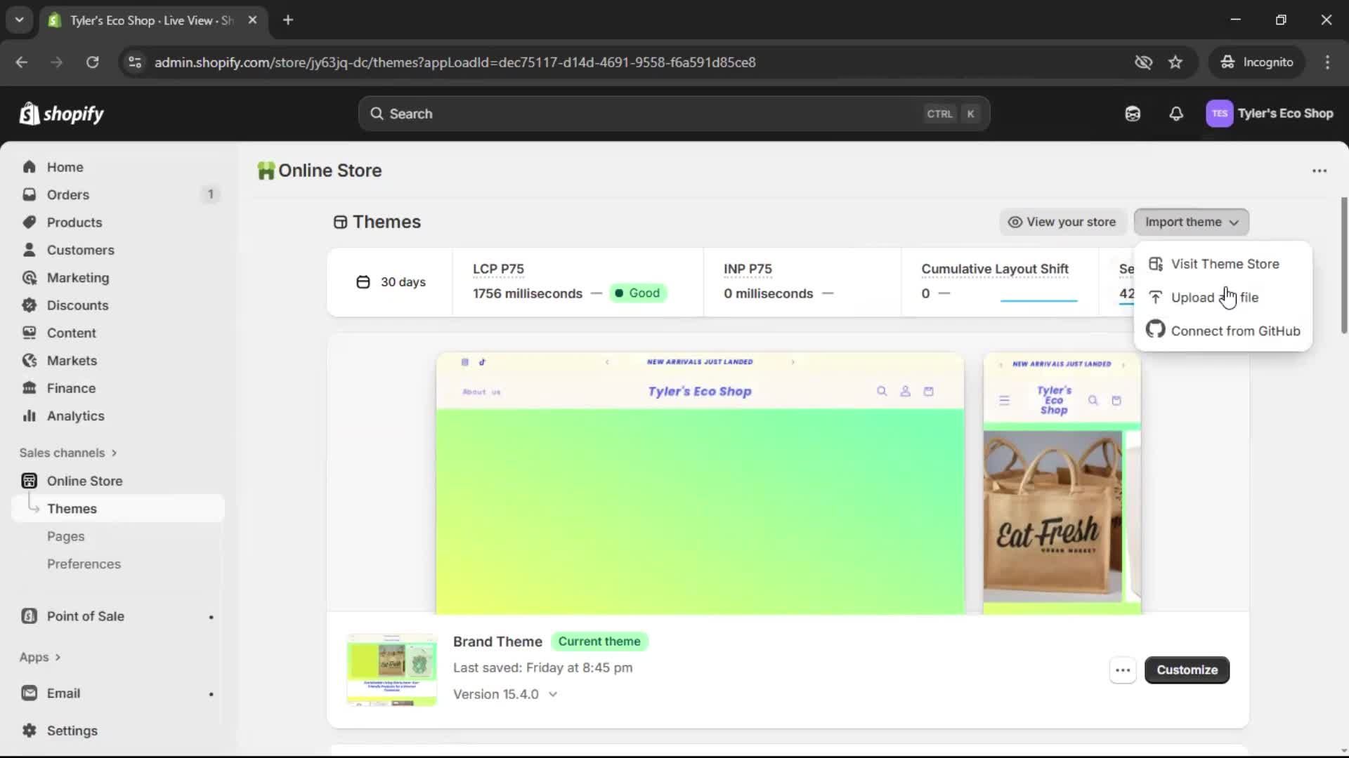 General browsing on Shopify video thumbnail