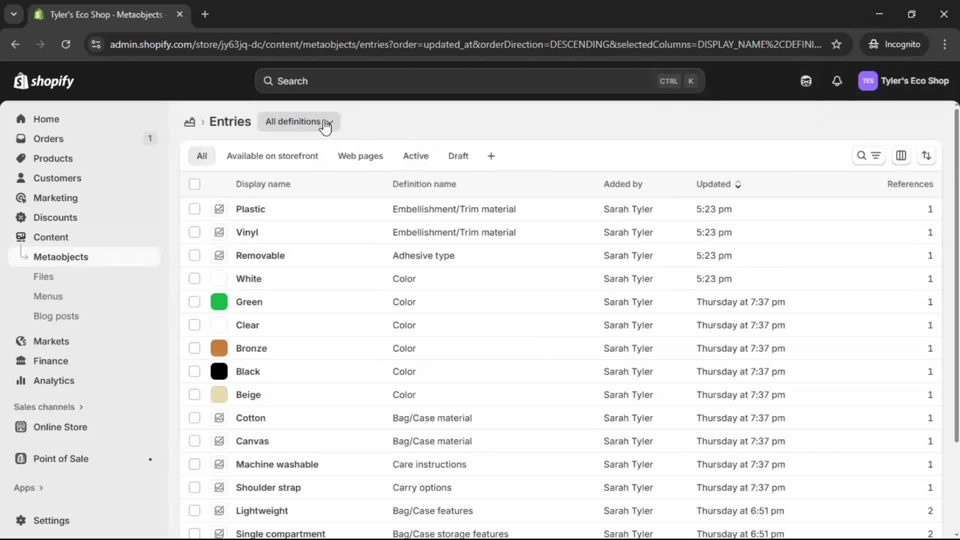 General browsing screenshot