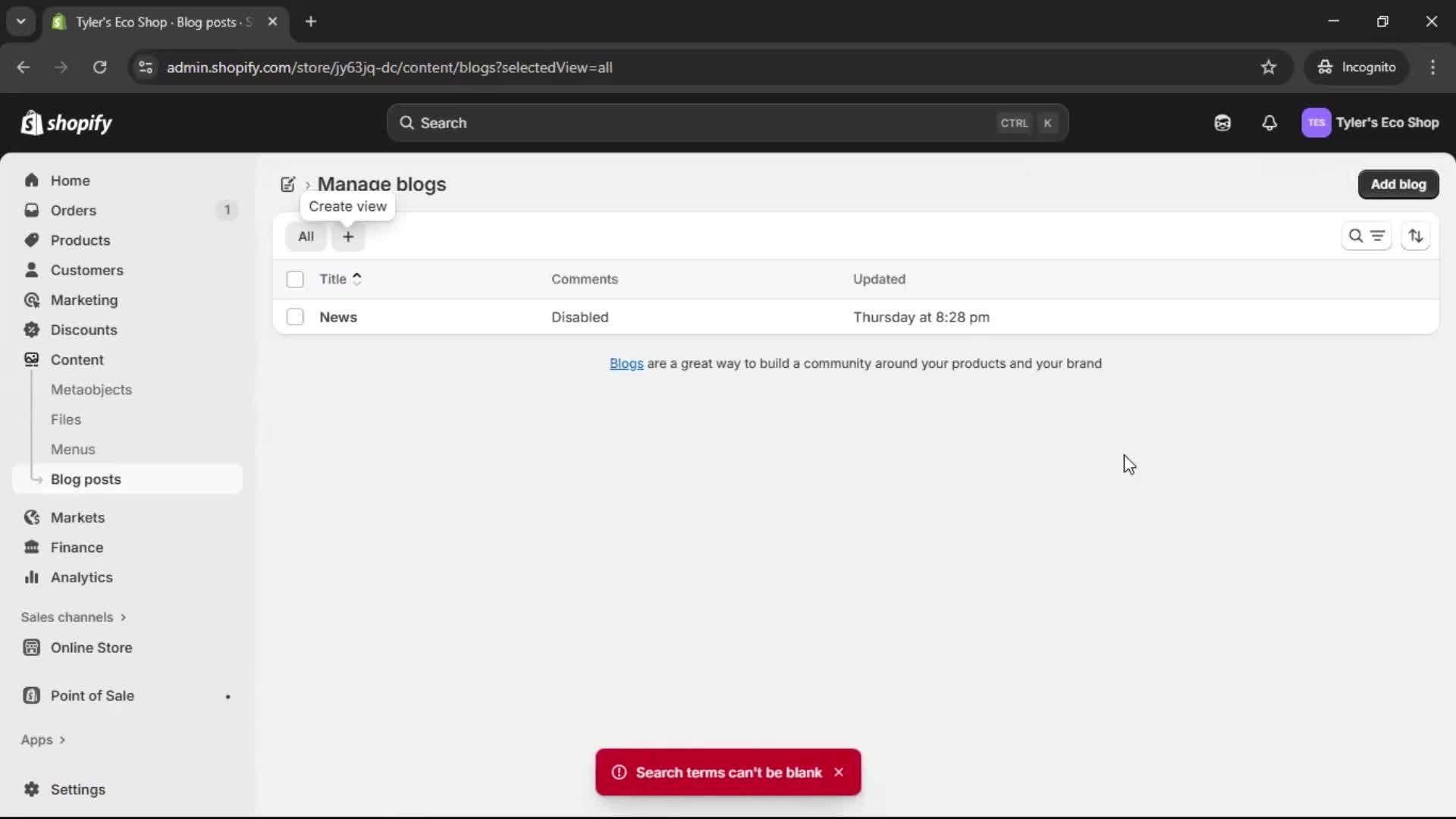 General browsing on Shopify video thumbnail