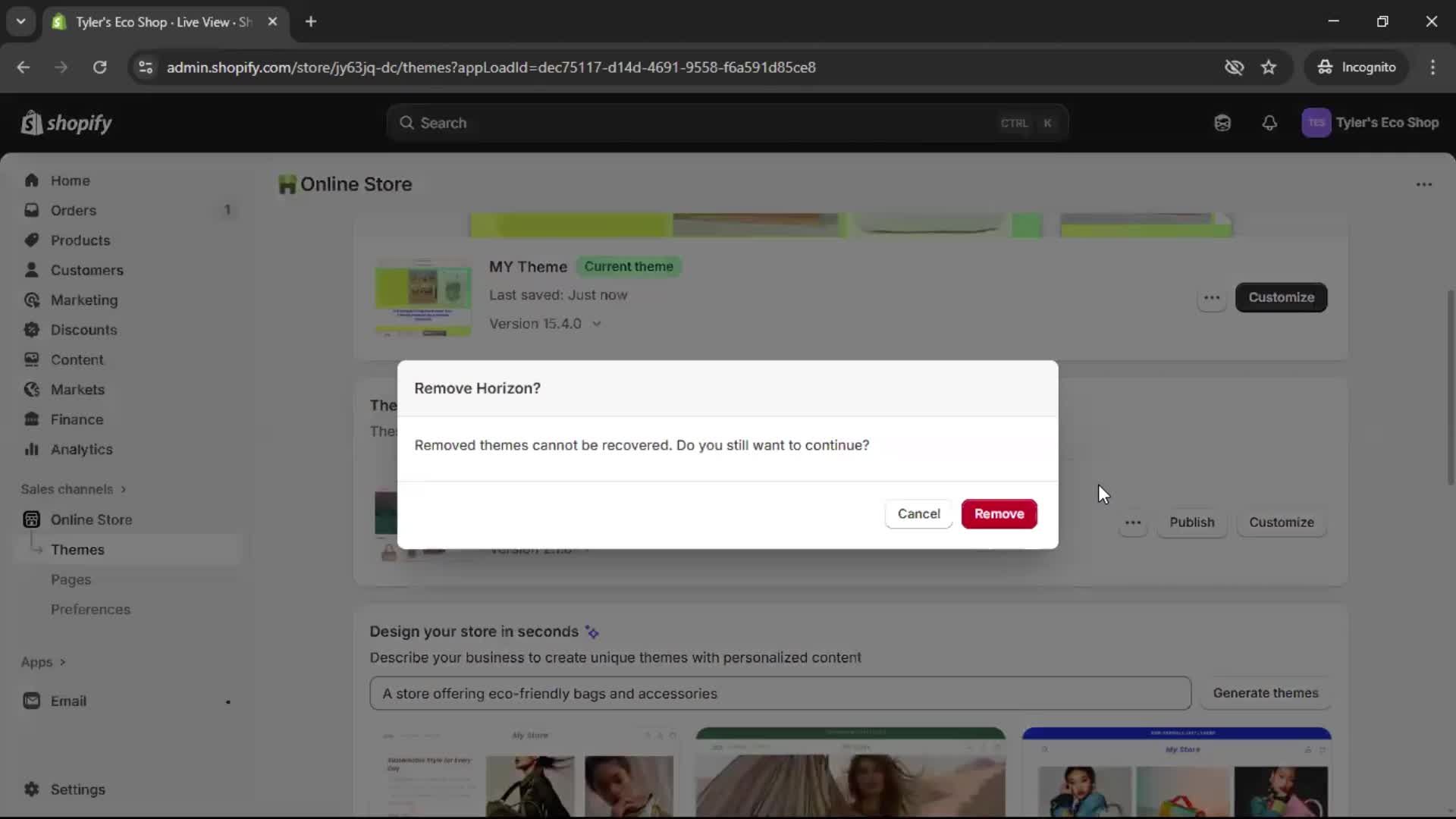 General browsing on Shopify video thumbnail
