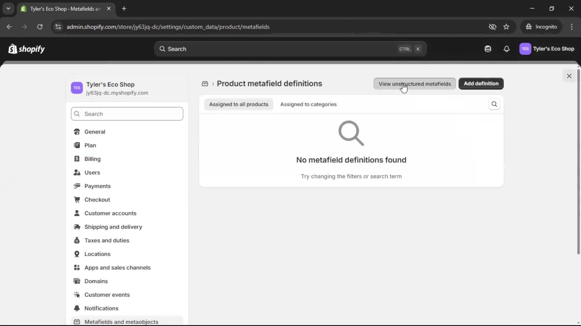 General browsing on Shopify video thumbnail