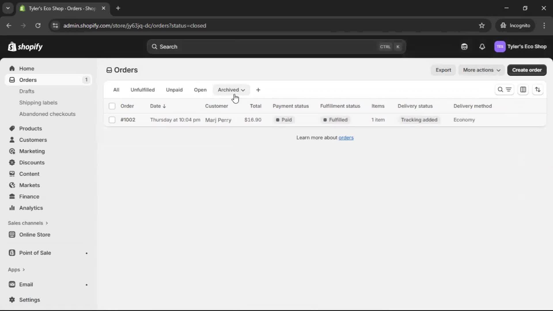 General browsing screenshot