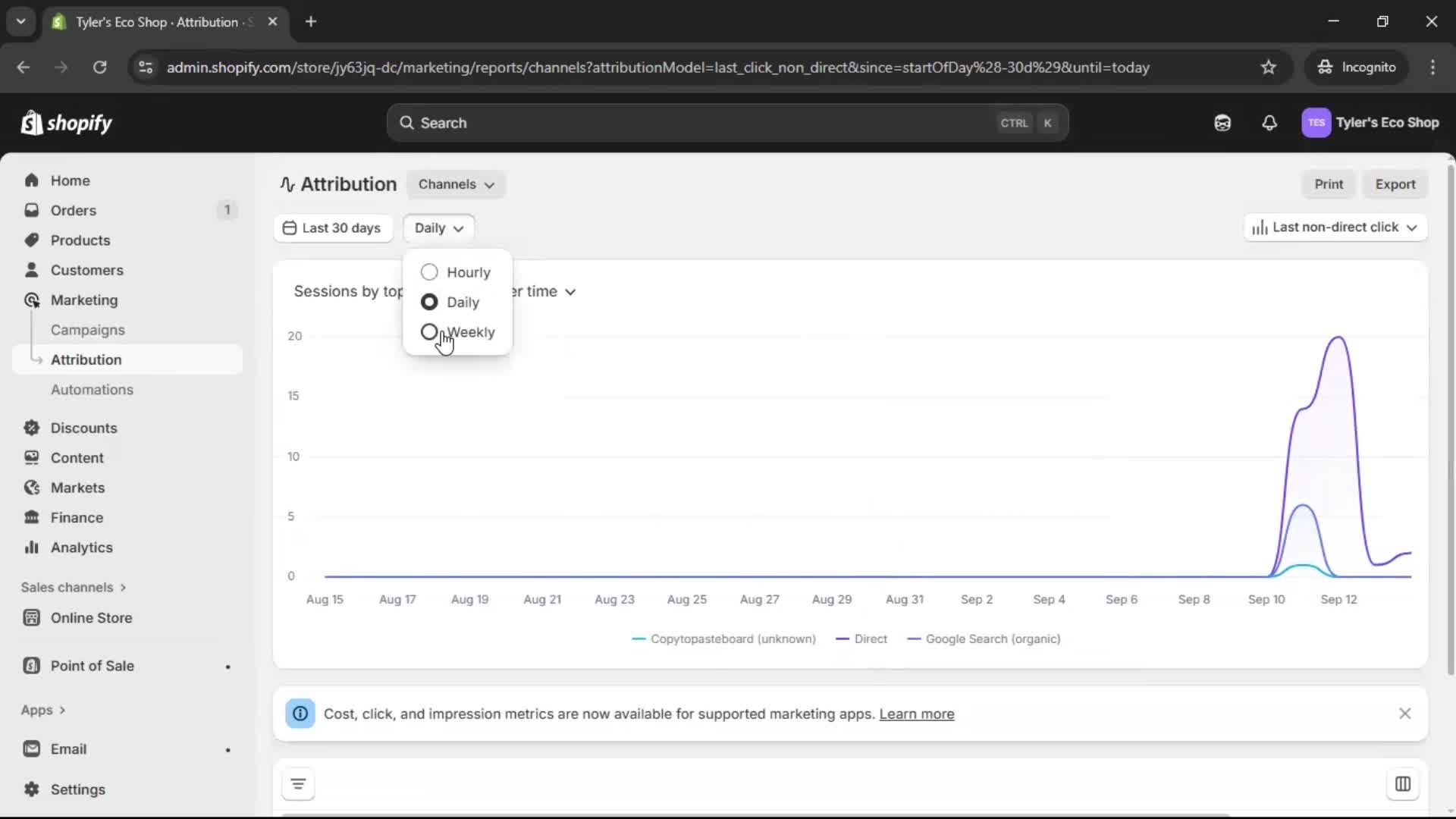 General browsing on Shopify video thumbnail