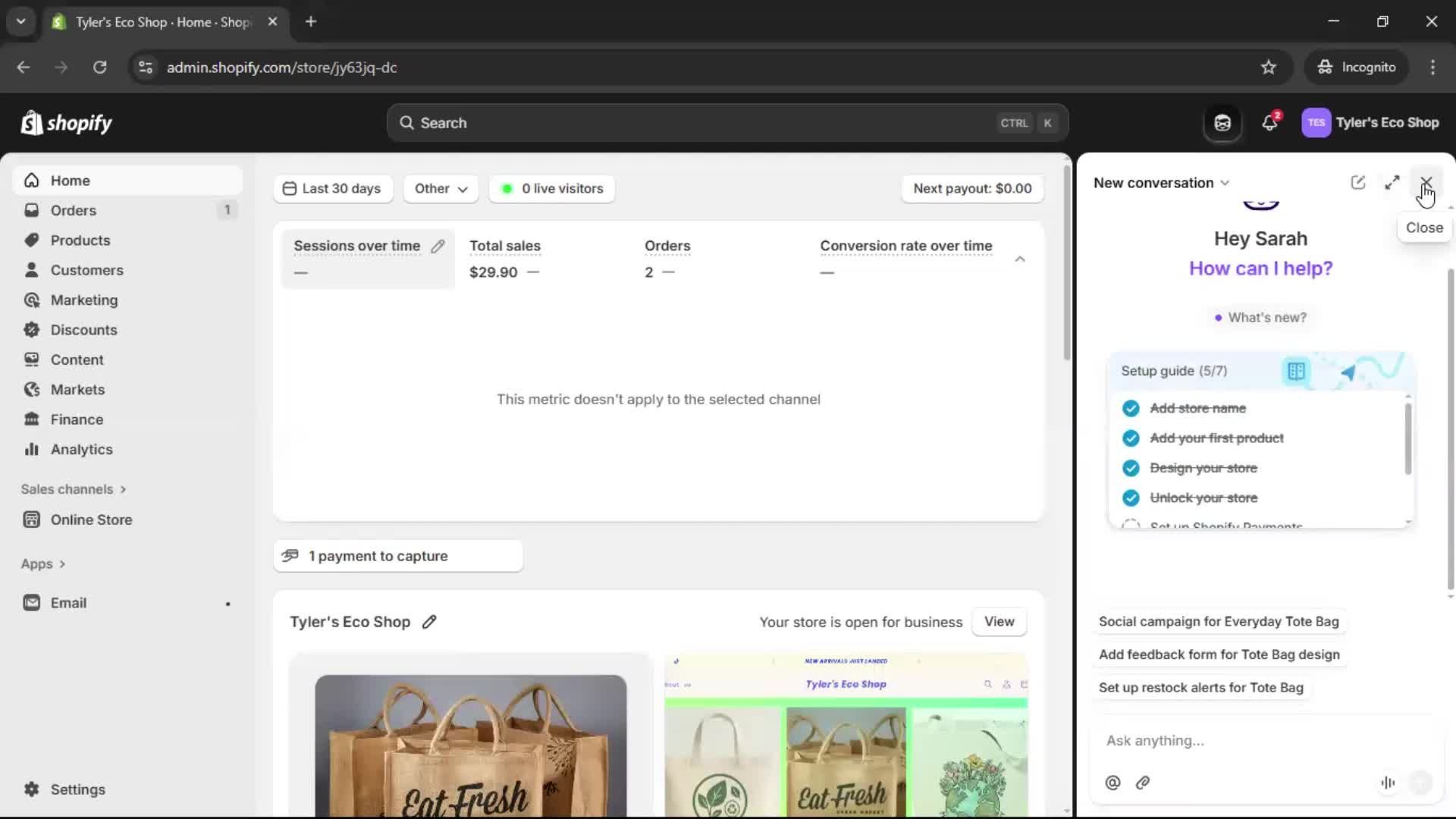 General browsing screenshot
