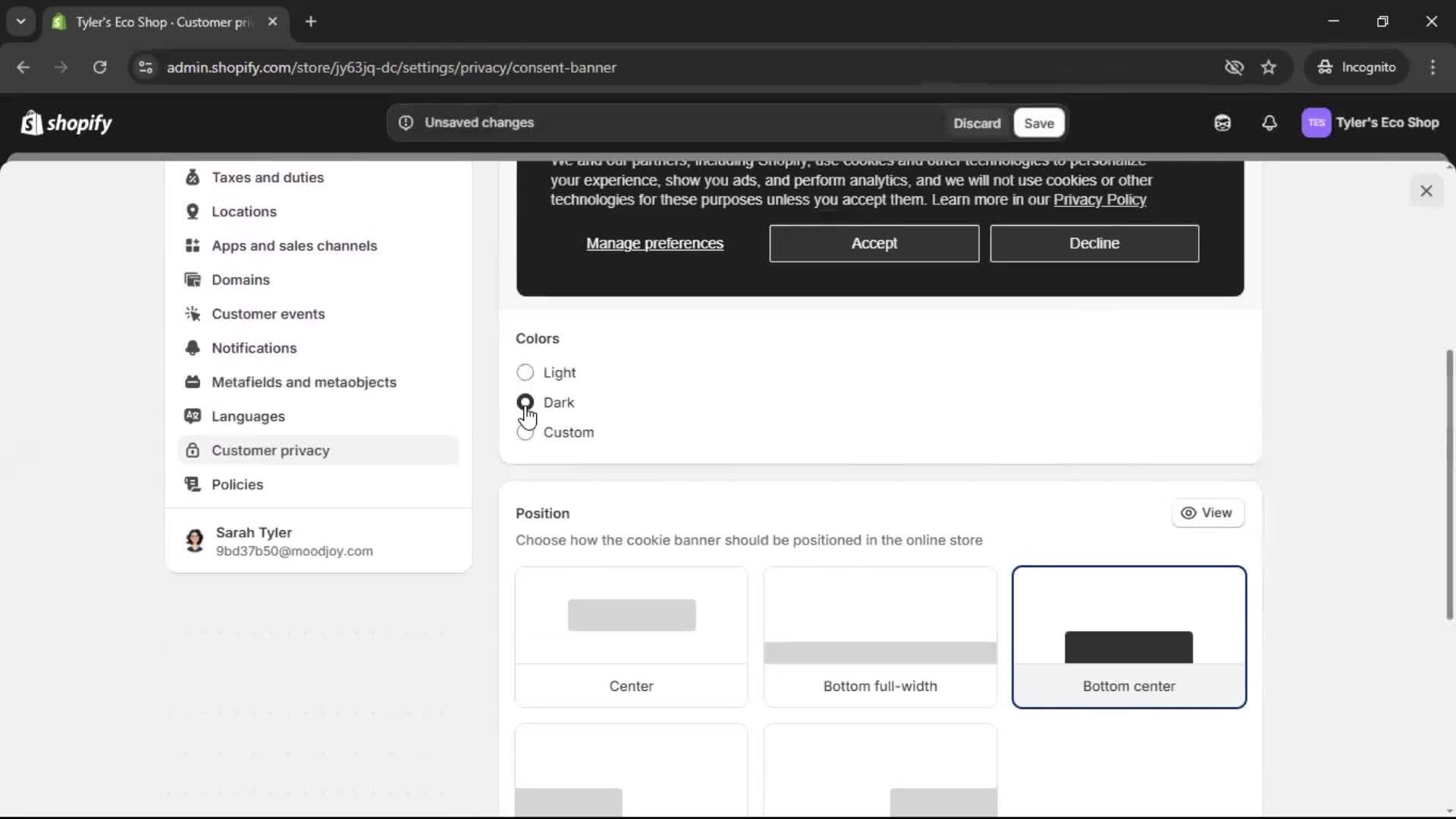 General browsing on Shopify video thumbnail