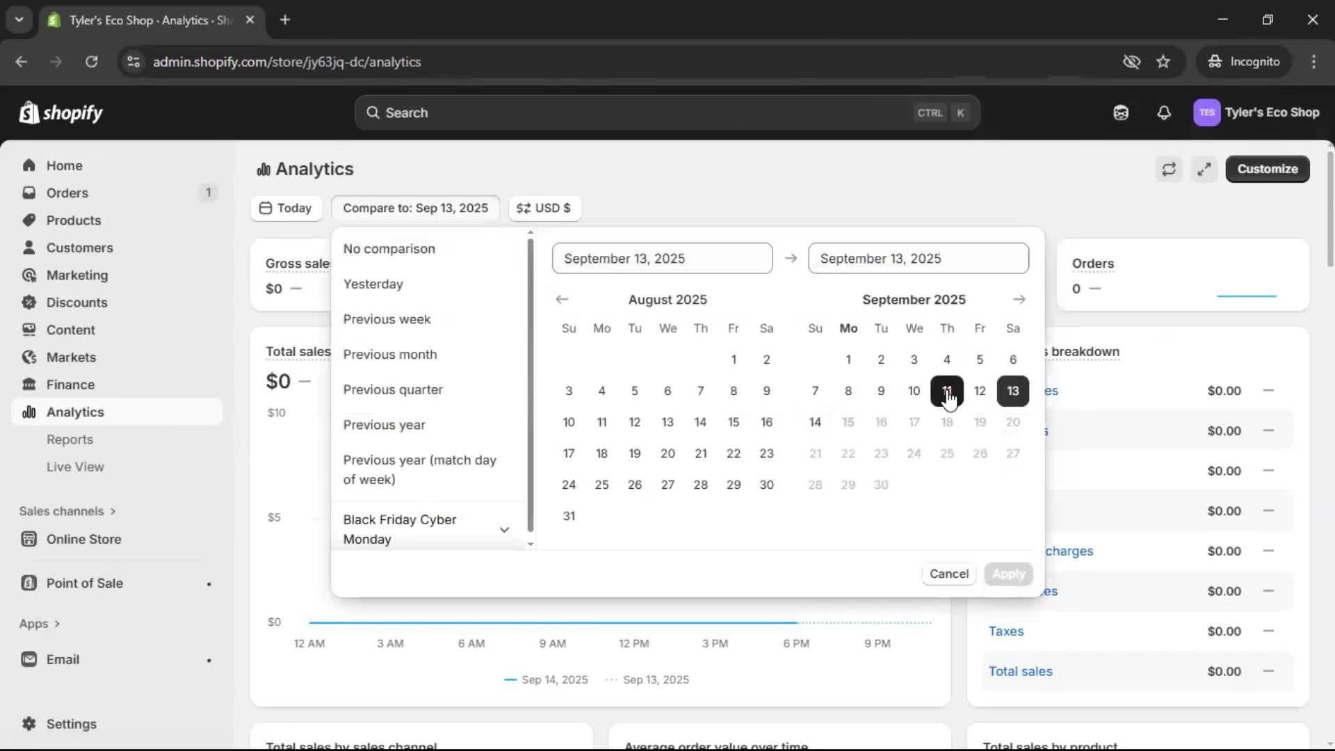 General browsing on Shopify video thumbnail