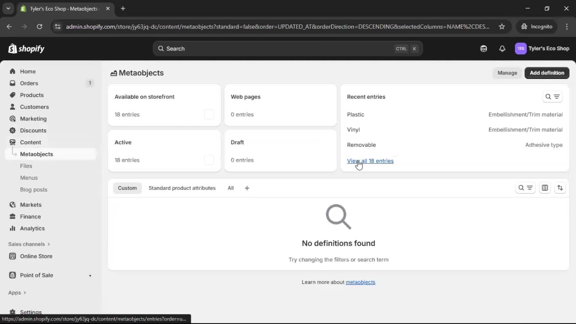 General browsing screenshot
