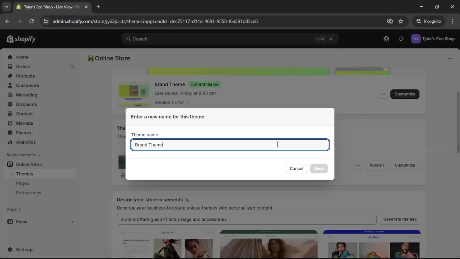 General browsing screenshot