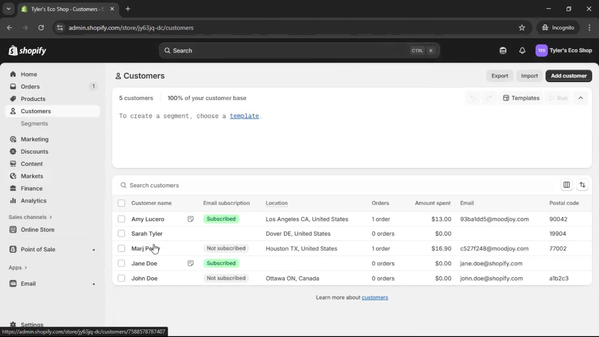 General browsing on Shopify video thumbnail