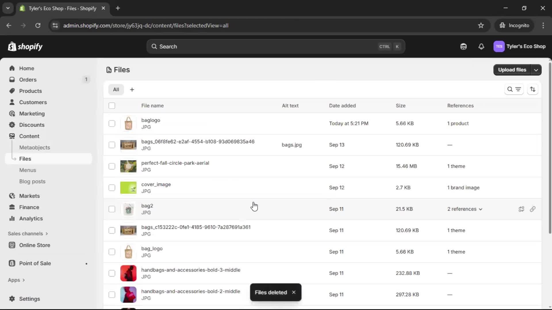 General browsing screenshot