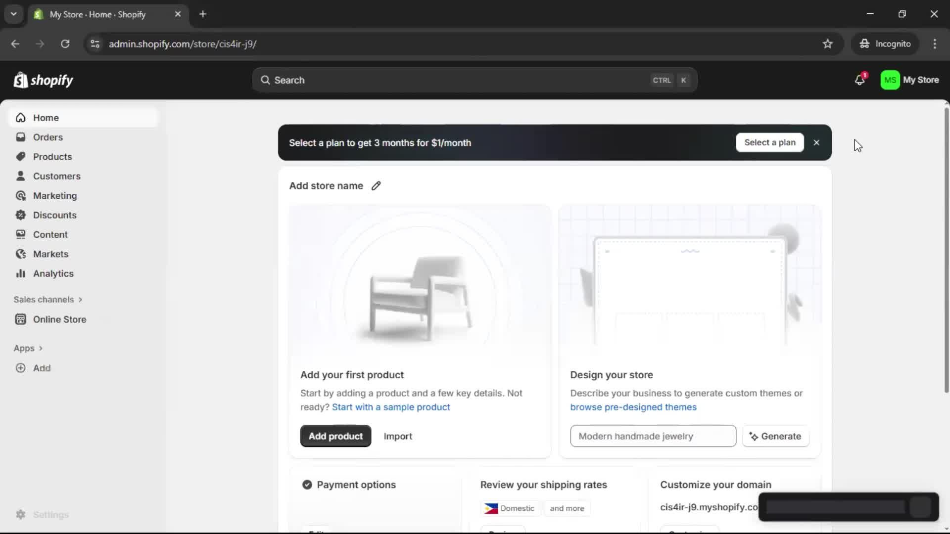 General browsing on Shopify video thumbnail