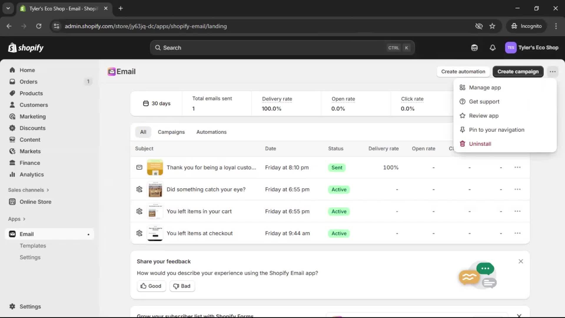 General browsing on Shopify video thumbnail