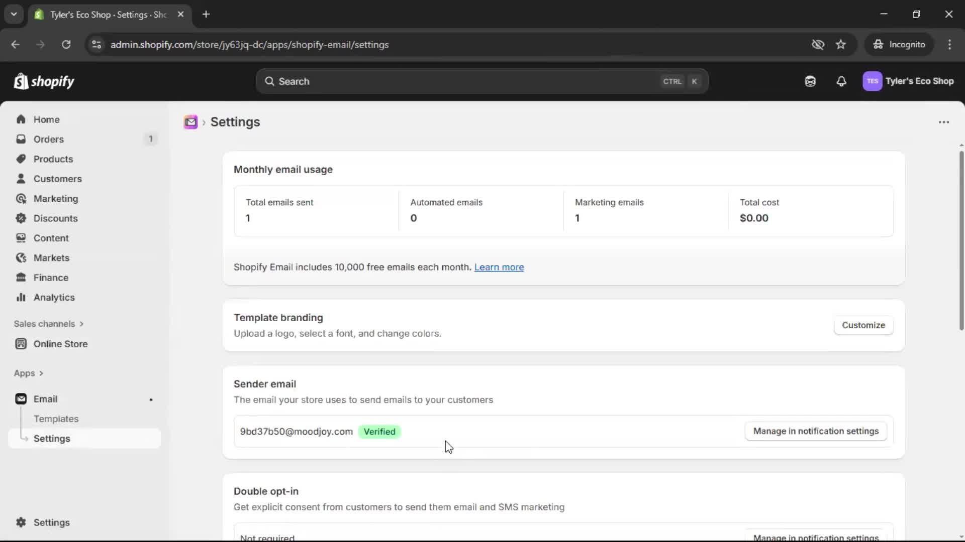 General browsing screenshot