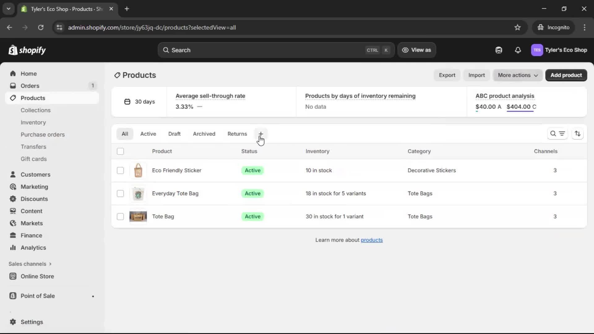 General browsing screenshot