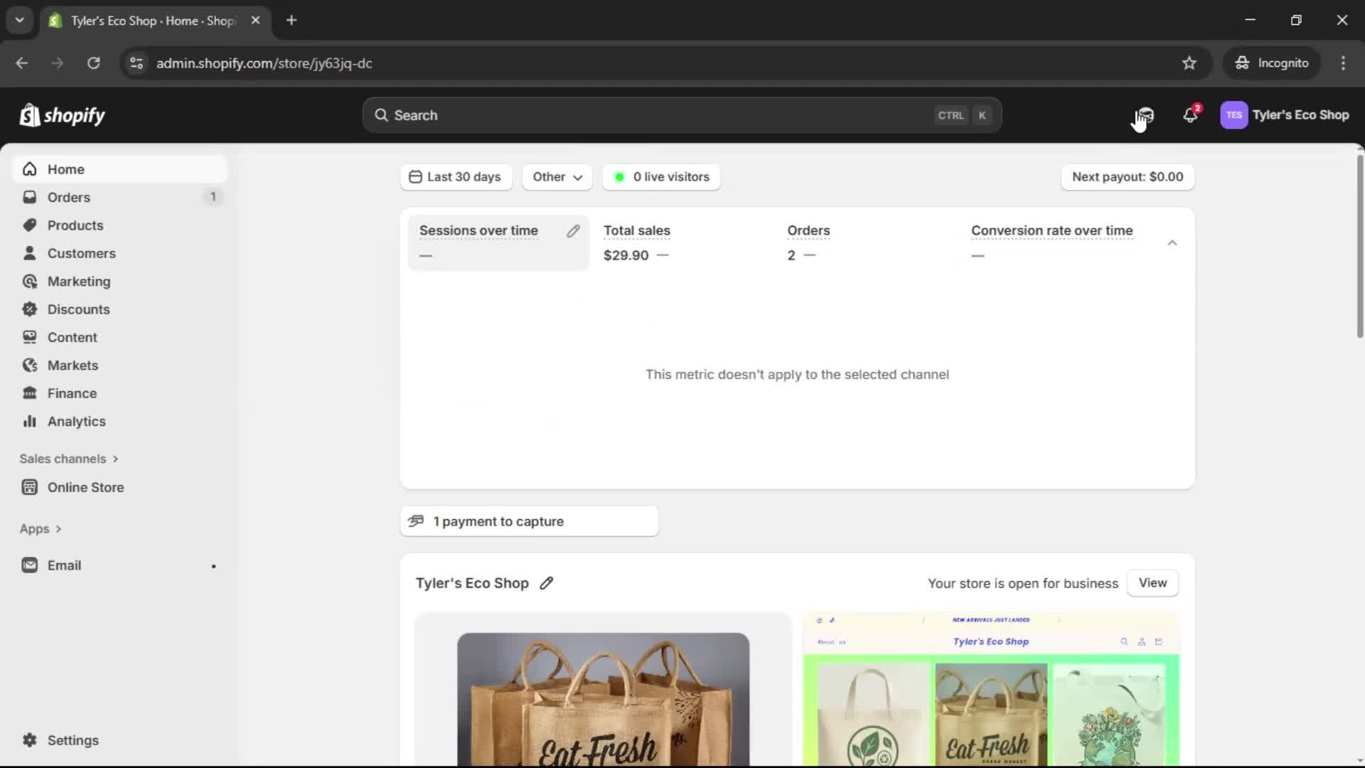 General browsing on Shopify video thumbnail