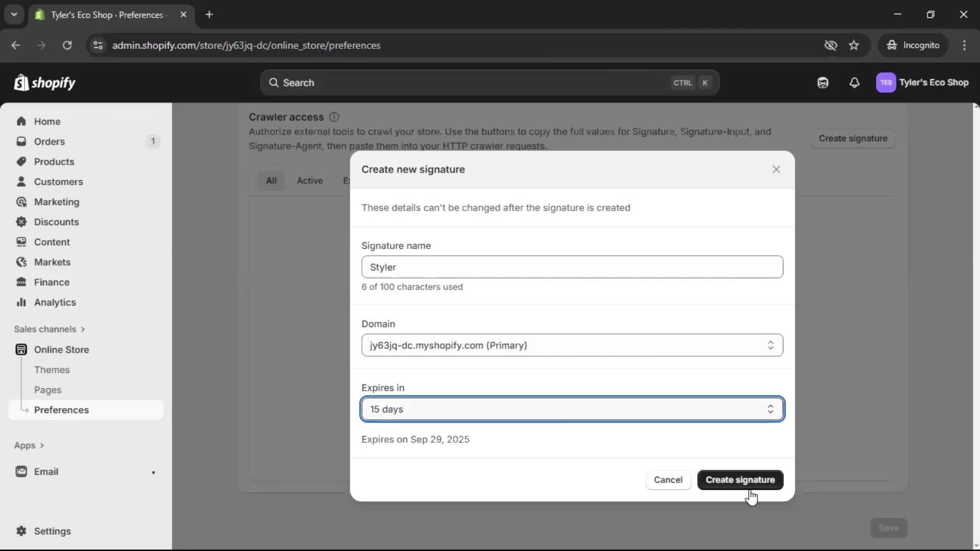 General browsing screenshot