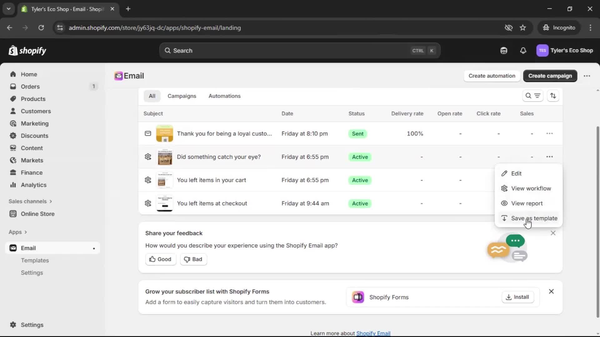 General browsing on Shopify video thumbnail