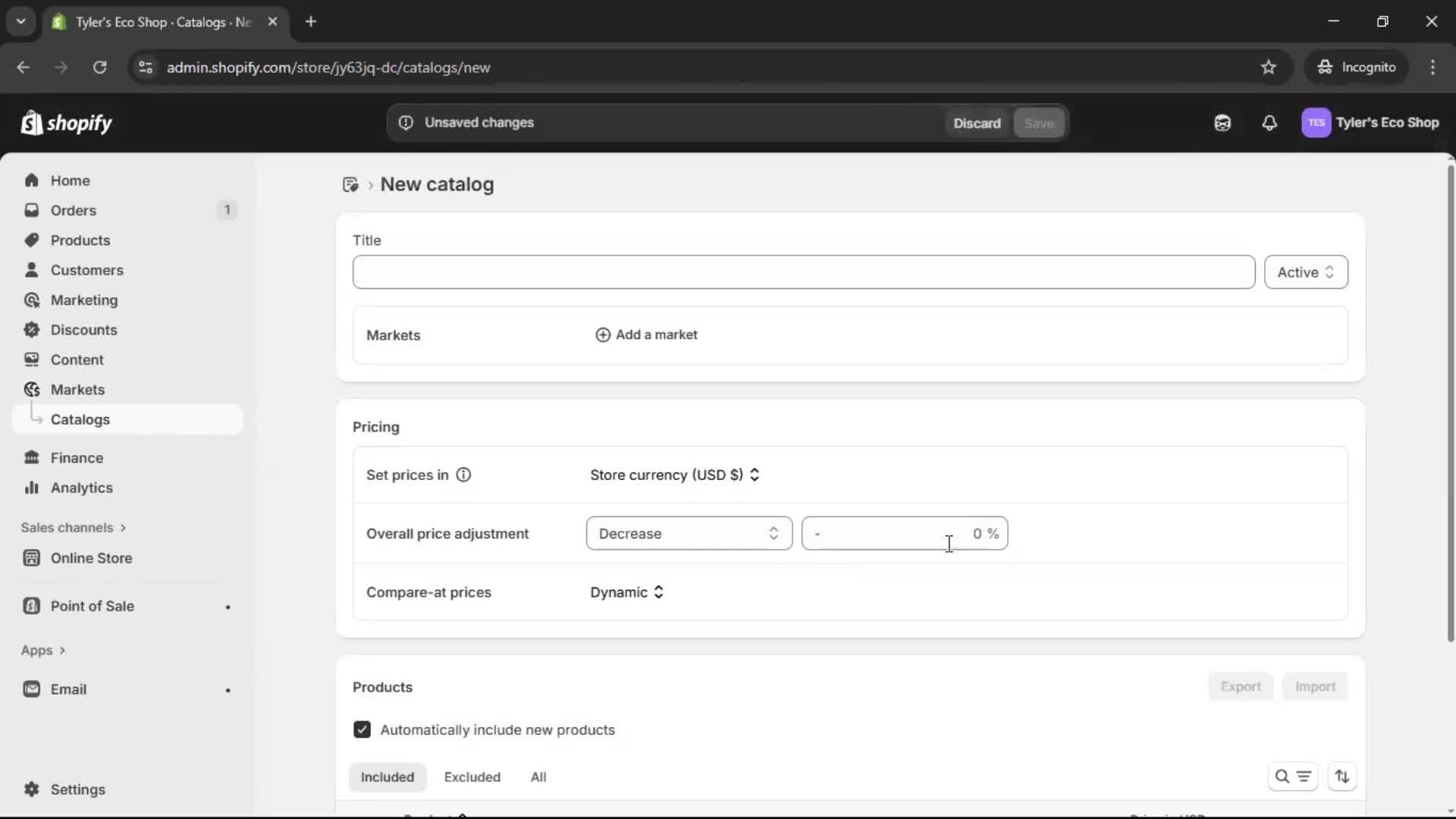 General browsing screenshot