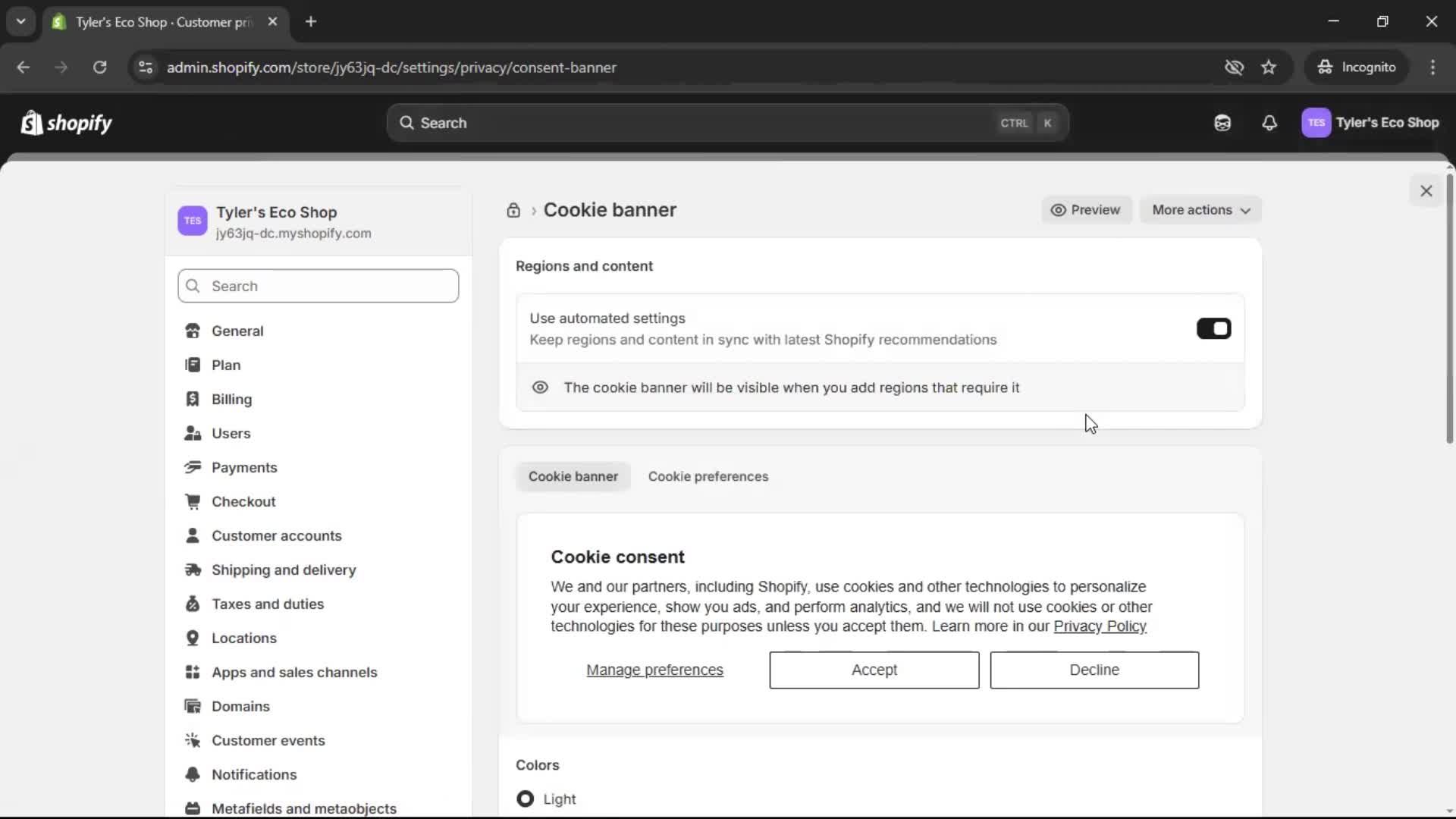 General browsing on Shopify video thumbnail