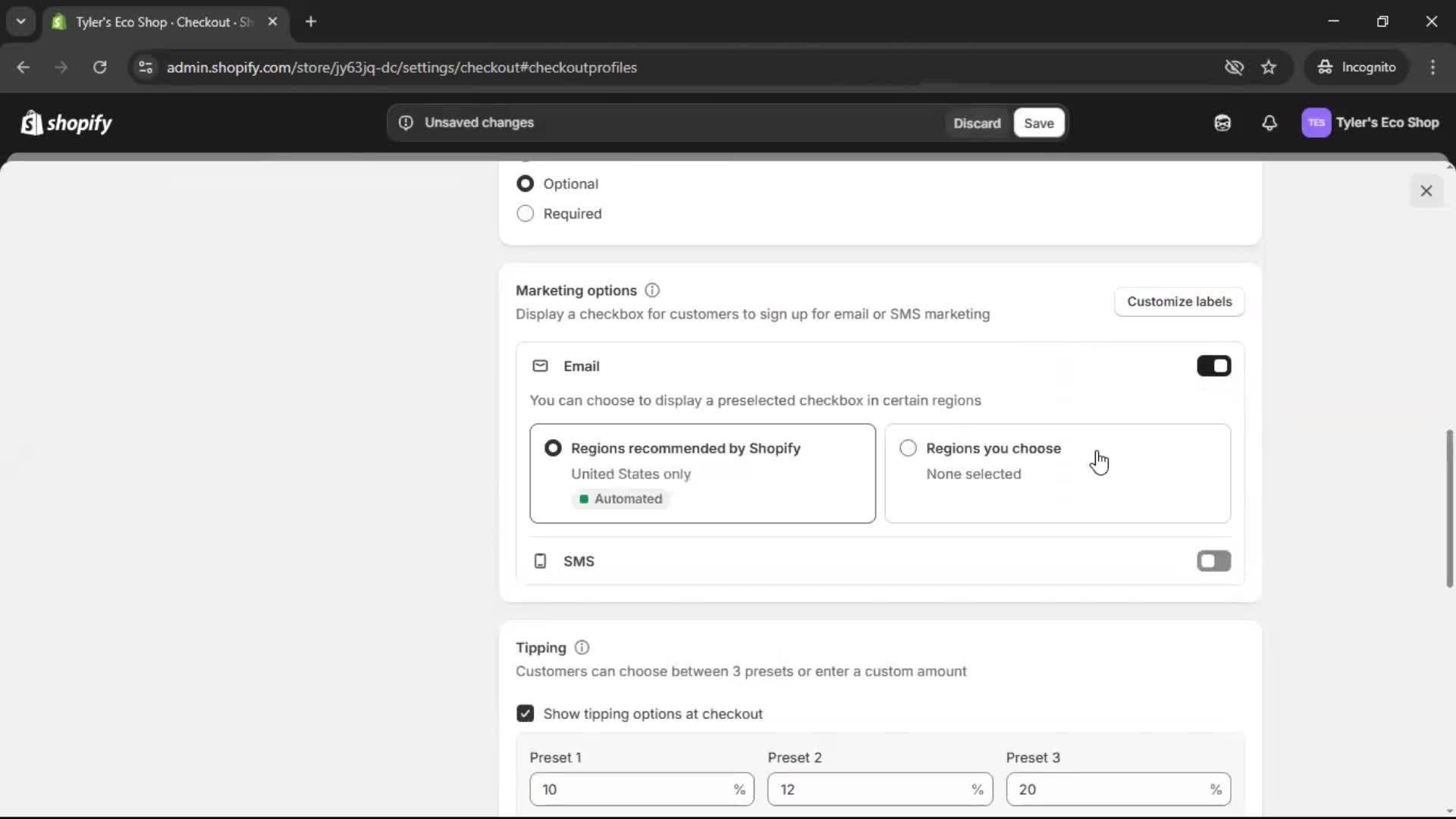 General browsing screenshot
