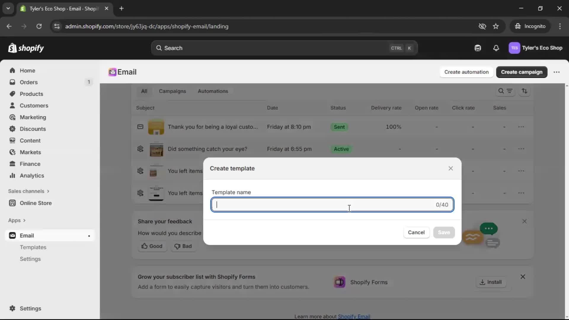 General browsing screenshot