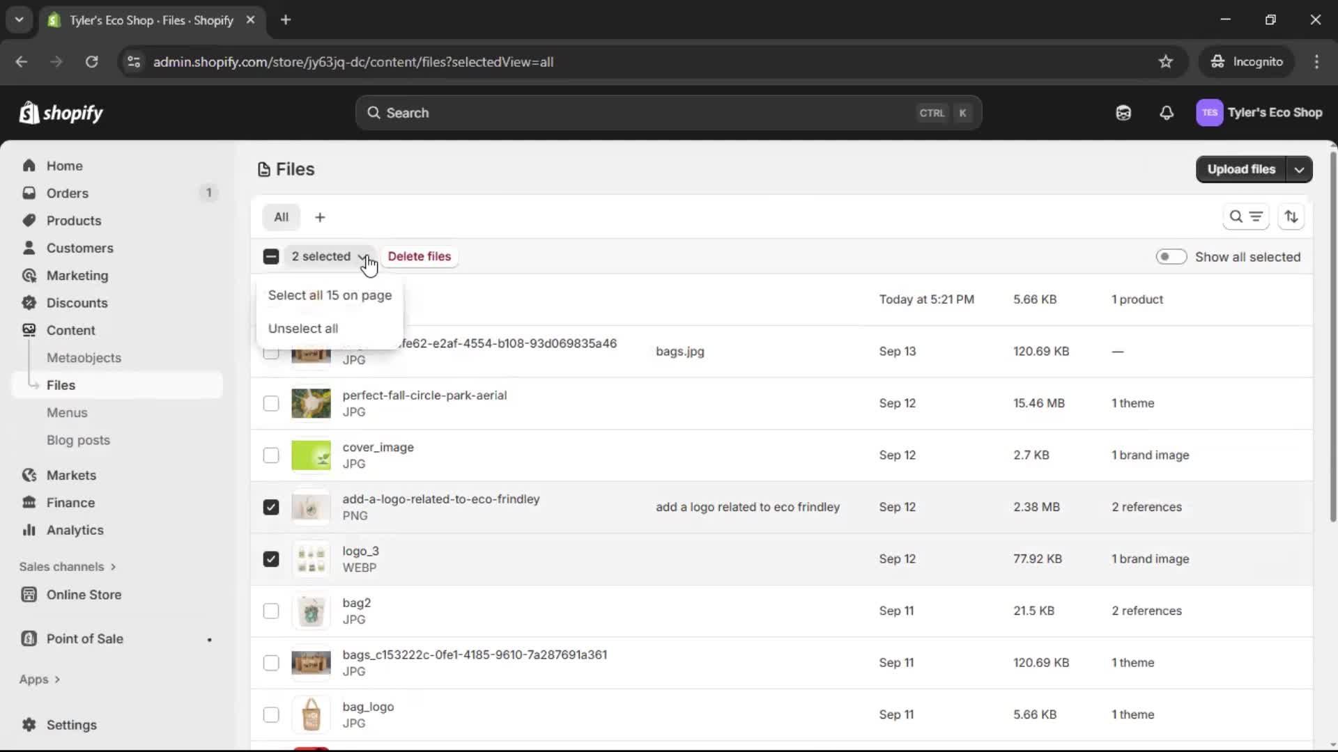 General browsing on Shopify video thumbnail
